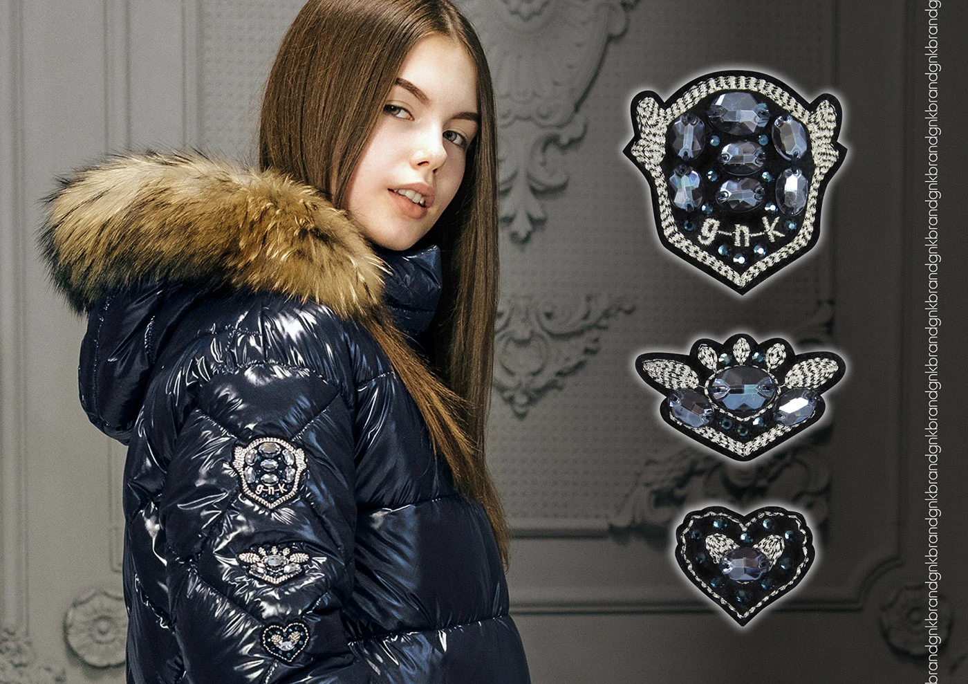 Машинная вышивка для ТМ GnK - большая подборка — Изображение №34 — Брендинг на Dprofile