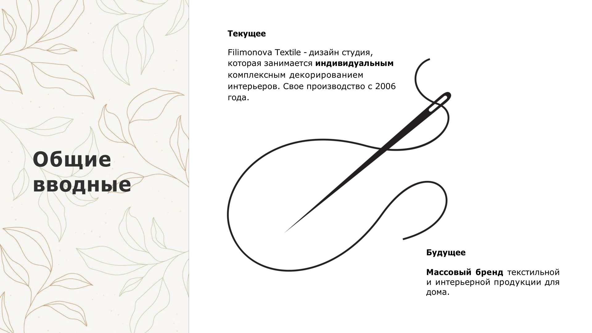 Исследование для Филимонова текстиль — Изображение №5 — Брендинг на Dprofile