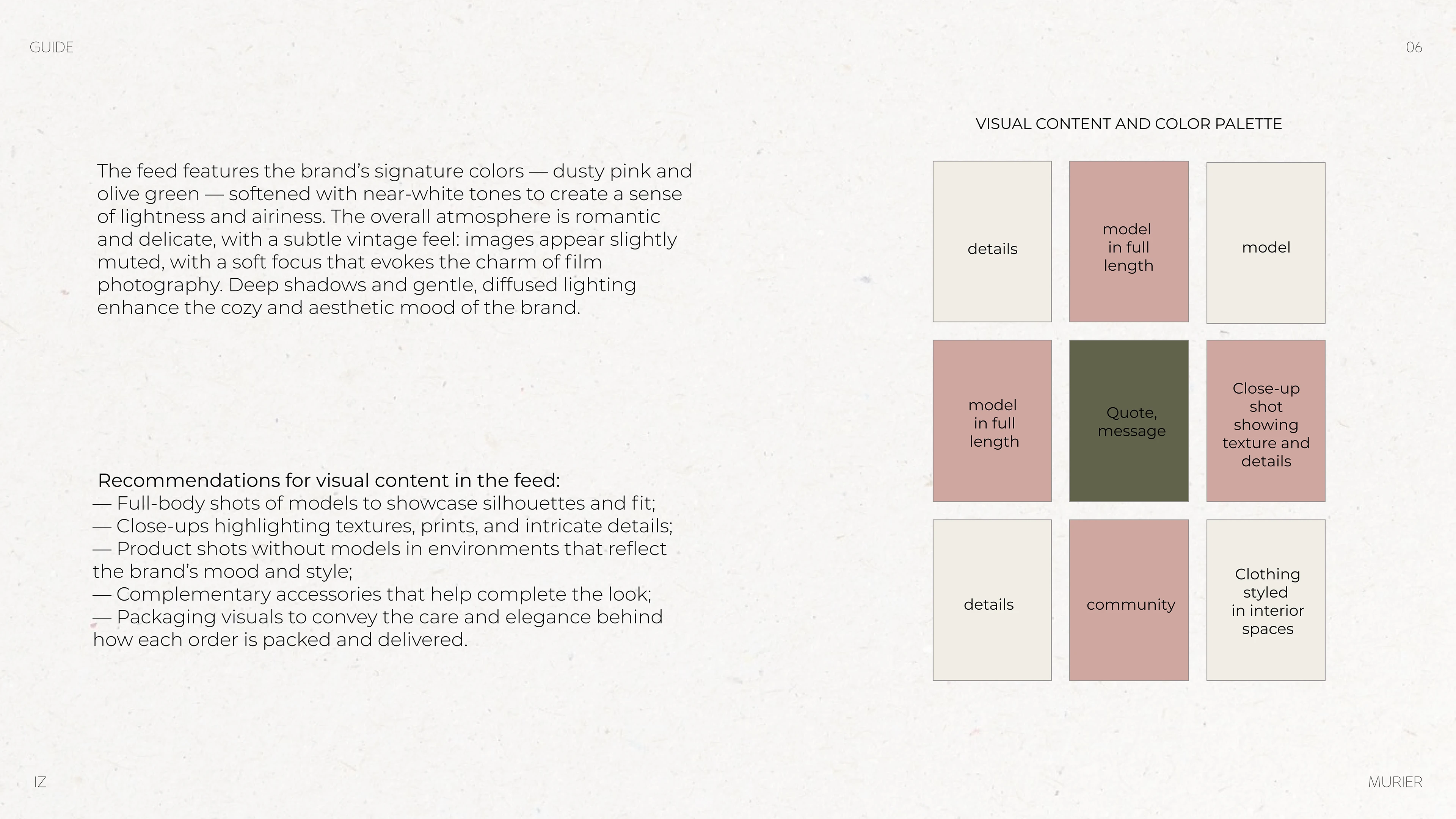 MURIER — Изображение №8 — Брендинг на Dprofile