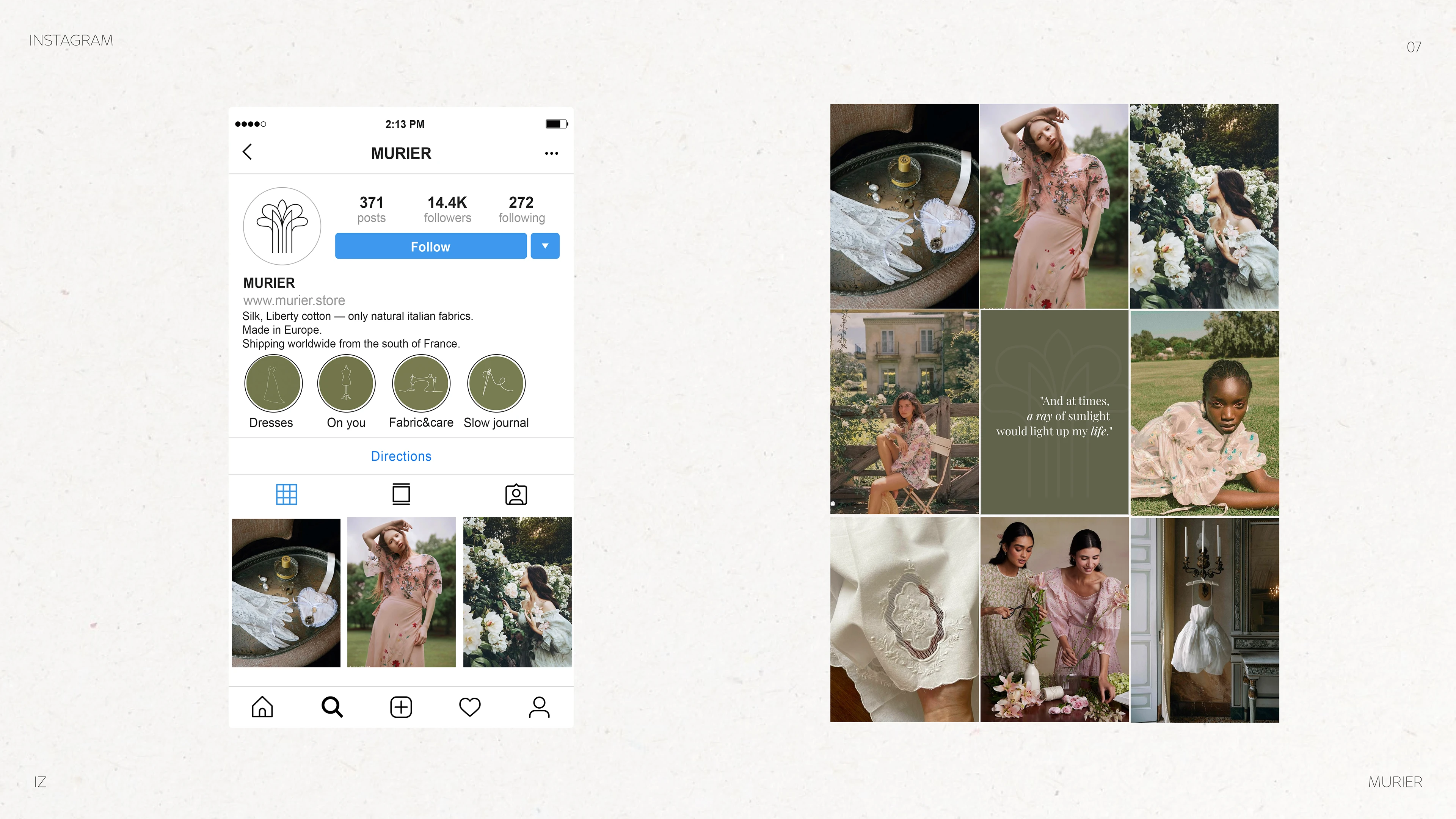 MURIER — Изображение №9 — Брендинг на Dprofile