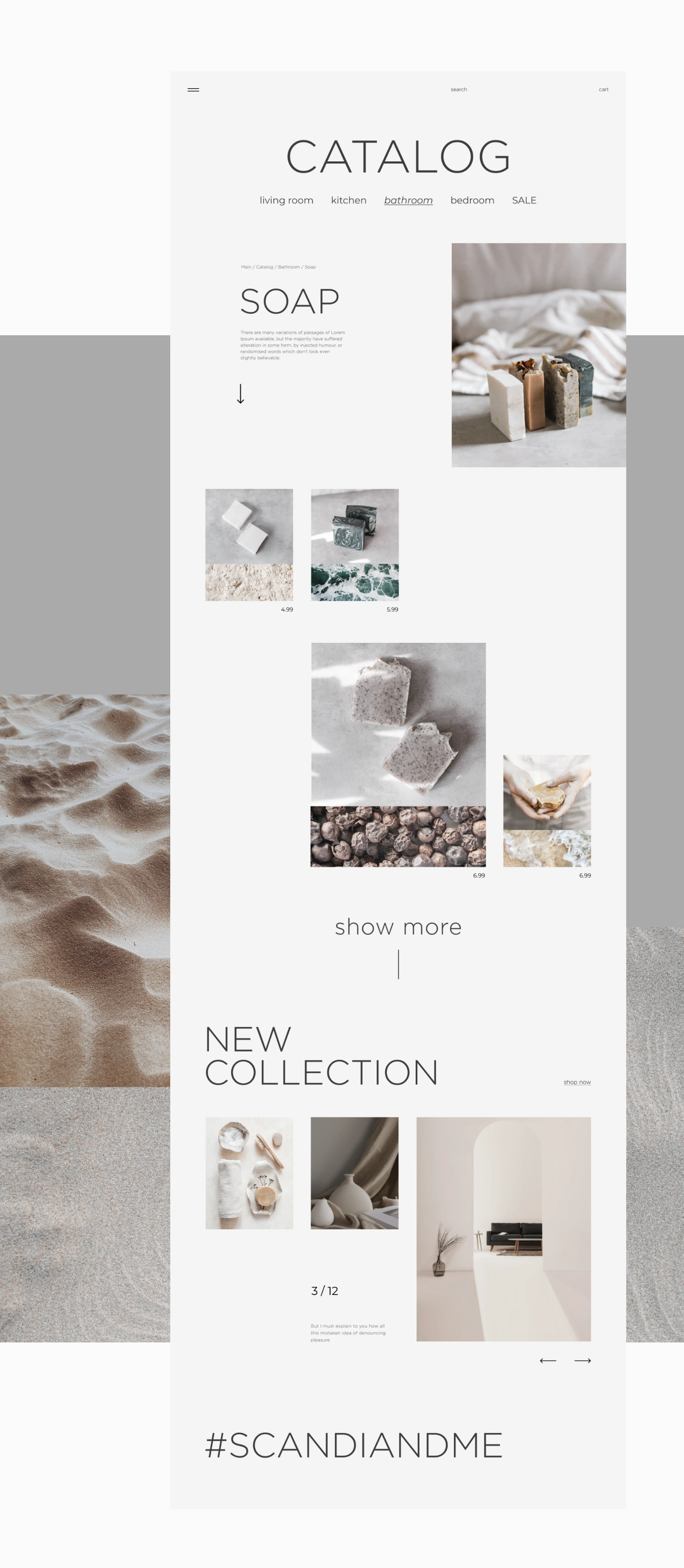 SCANDI Ecommerce UI/UX — Изображение №5 — Интерфейсы на Dprofile