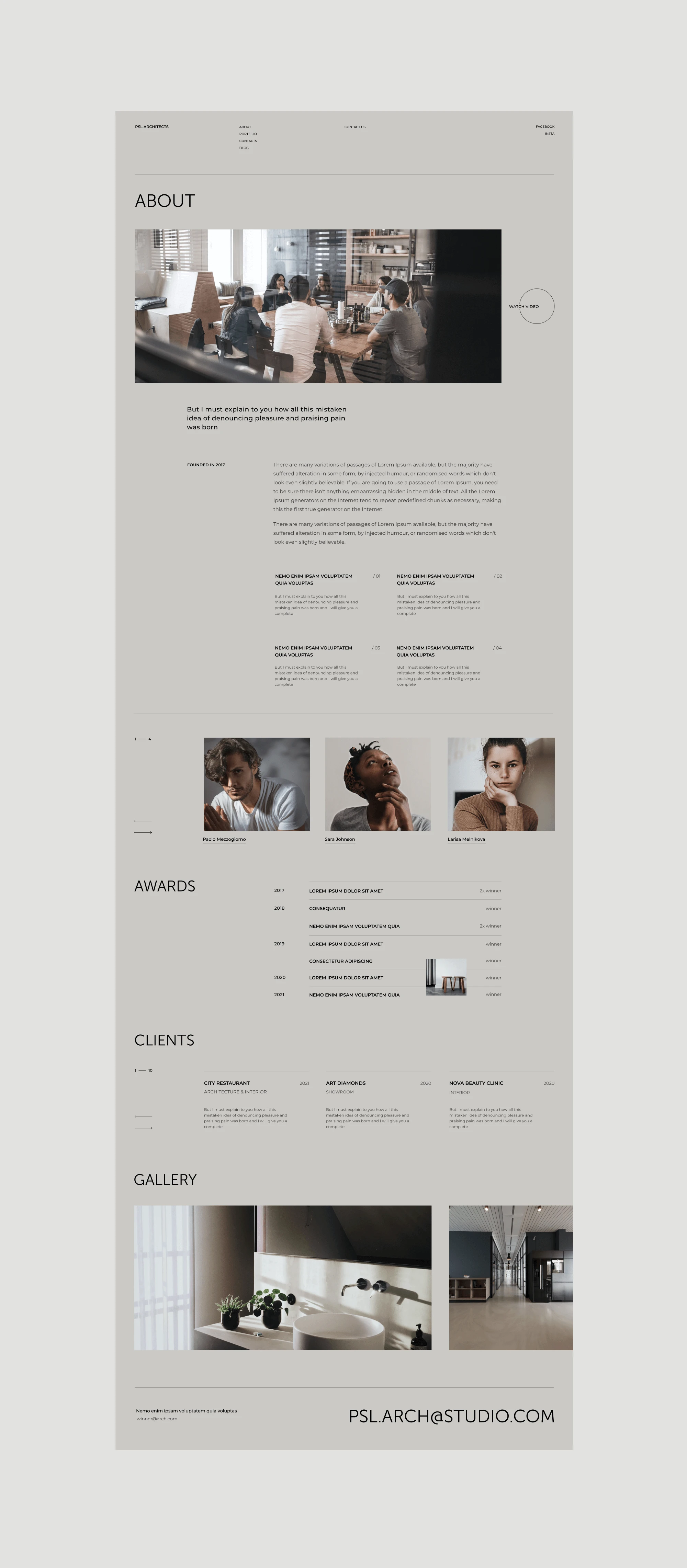 PSL Architect архитектурное бюро — Изображение №13 — Интерфейсы на Dprofile