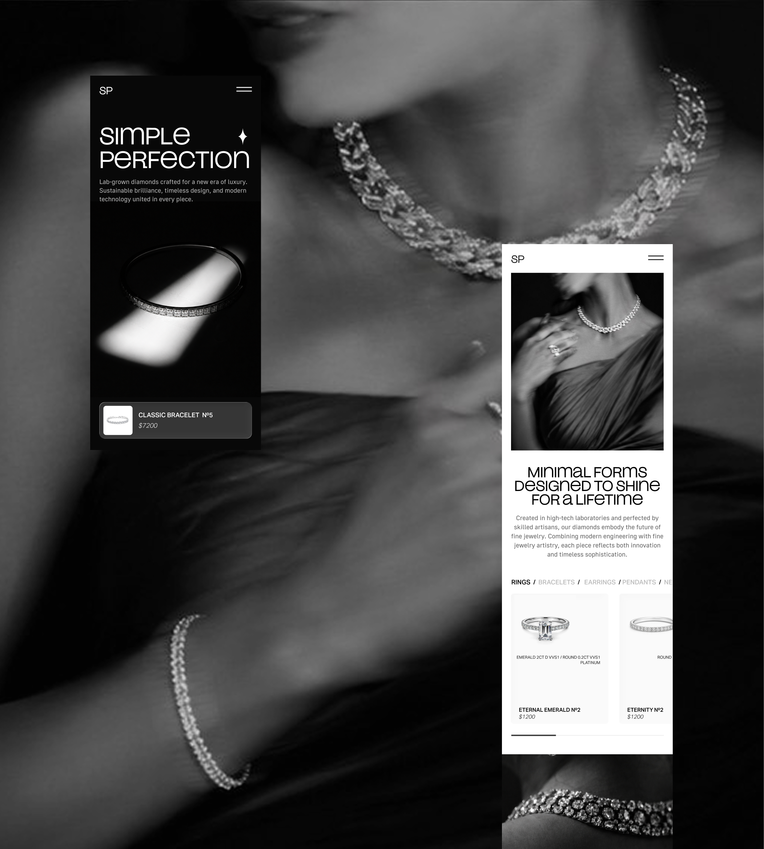 Simple Perfection — онлайн бутик UX/UI — Изображение №2 — Интерфейсы на Dprofile