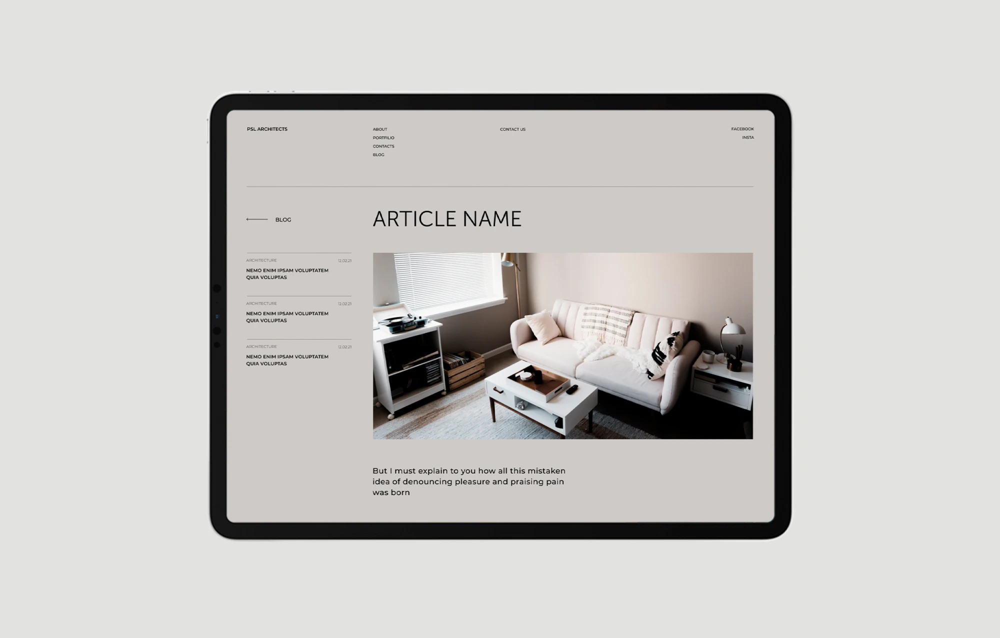 PSL Architect архитектурное бюро — Изображение №20 — Интерфейсы на Dprofile