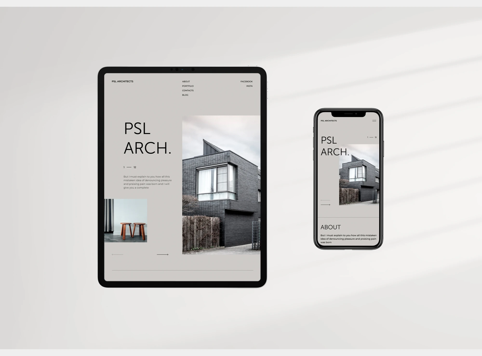 PSL Architect архитектурное бюро — Изображение №4 — Интерфейсы на Dprofile