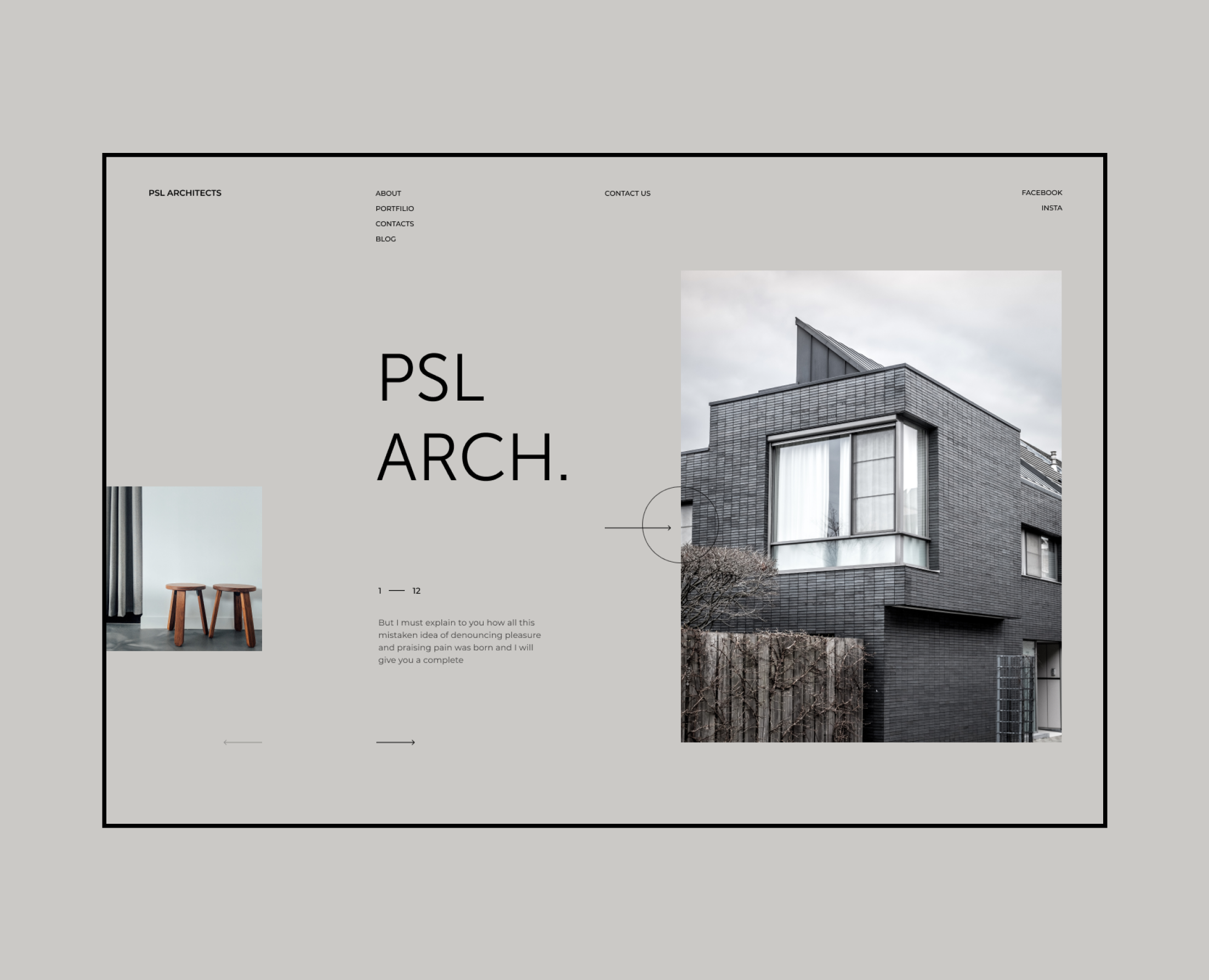 PSL Architect архитектурное бюро — Интерфейсы на Dprofile