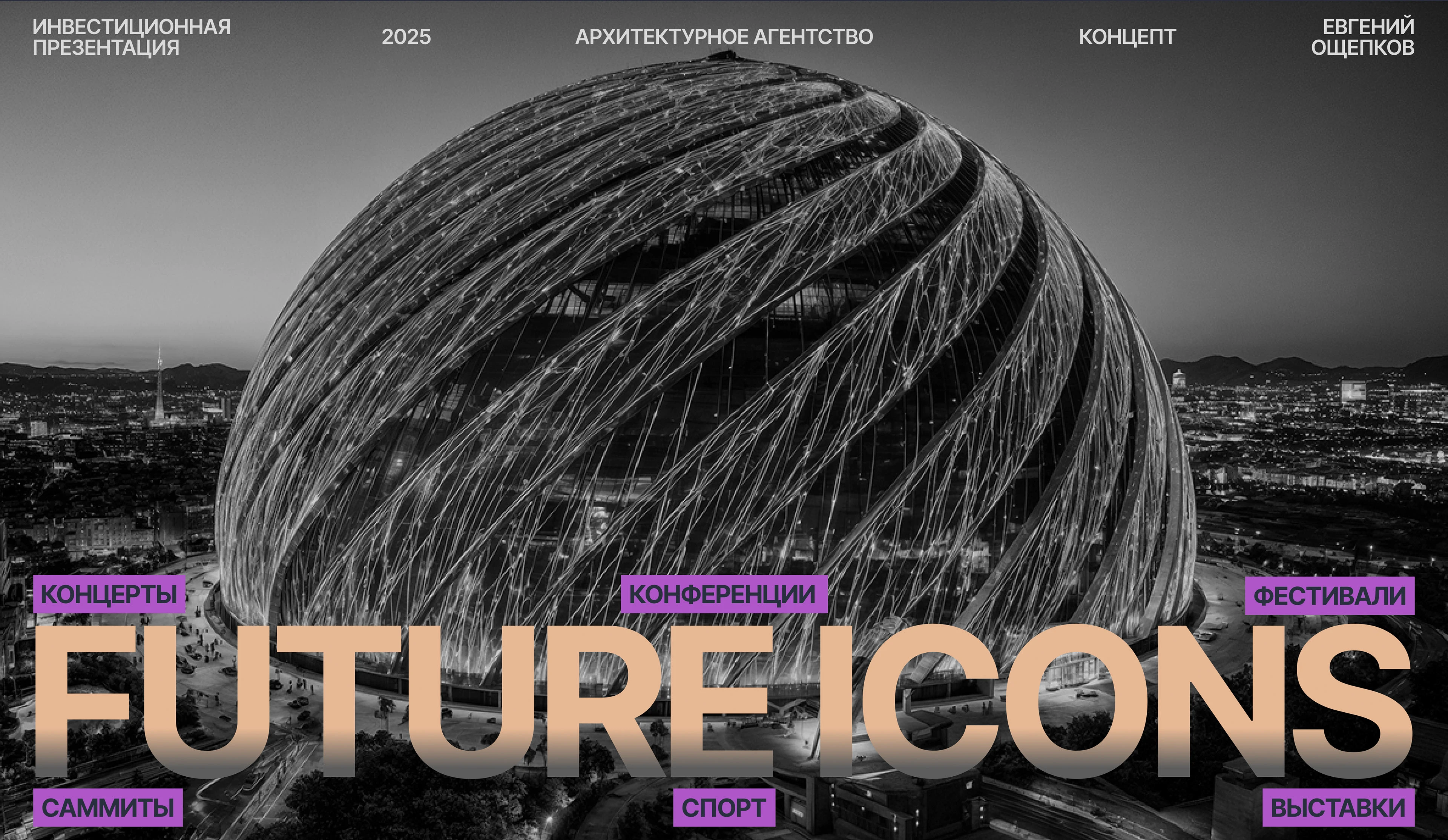 Future icons - architectural concept | presentation RUS — Изображение №1 — Интерфейсы, Маркетинг на Dprofile