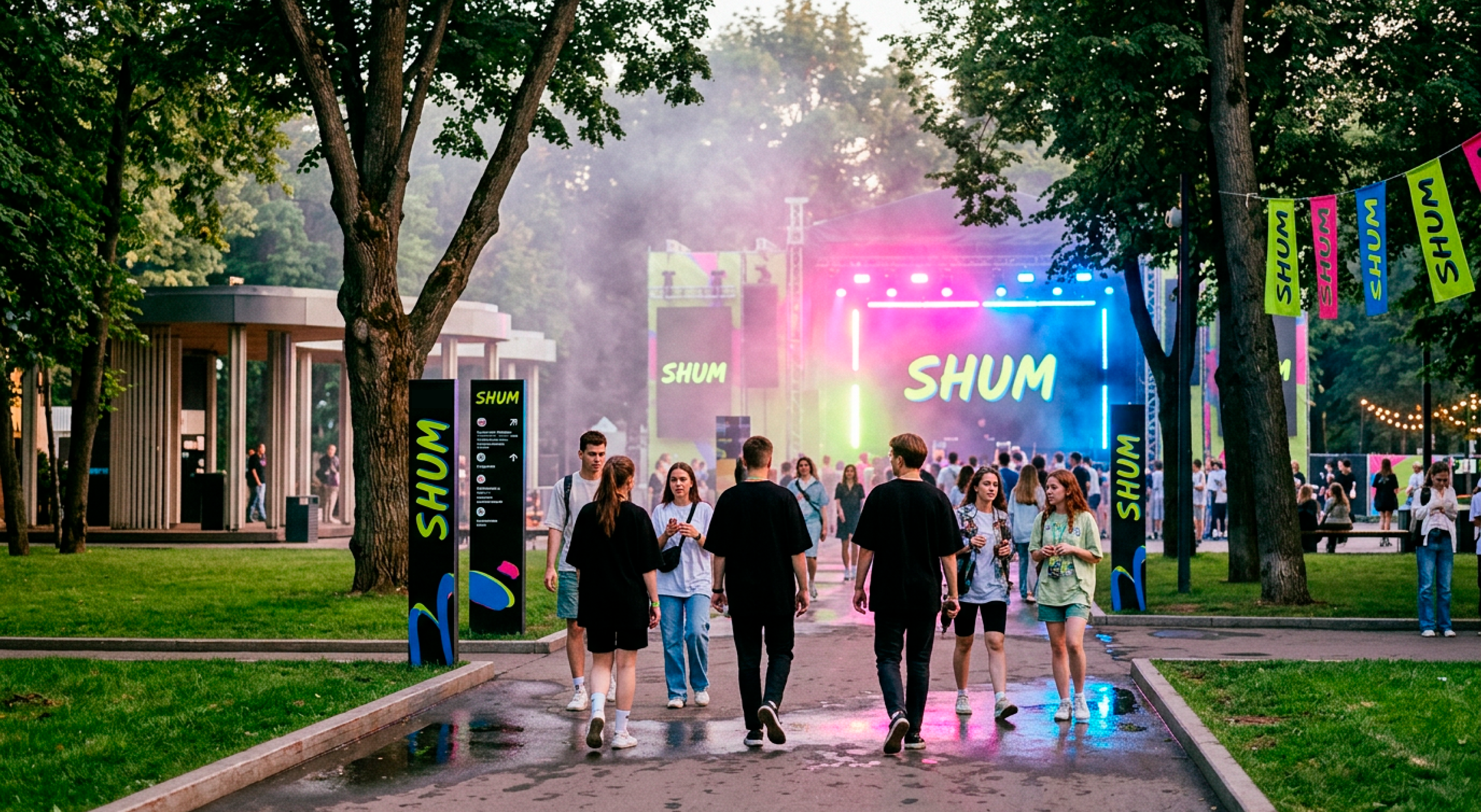 SHUM. Айдентика для фестиваля современного искусства — Изображение №9 — Брендинг на Dprofile