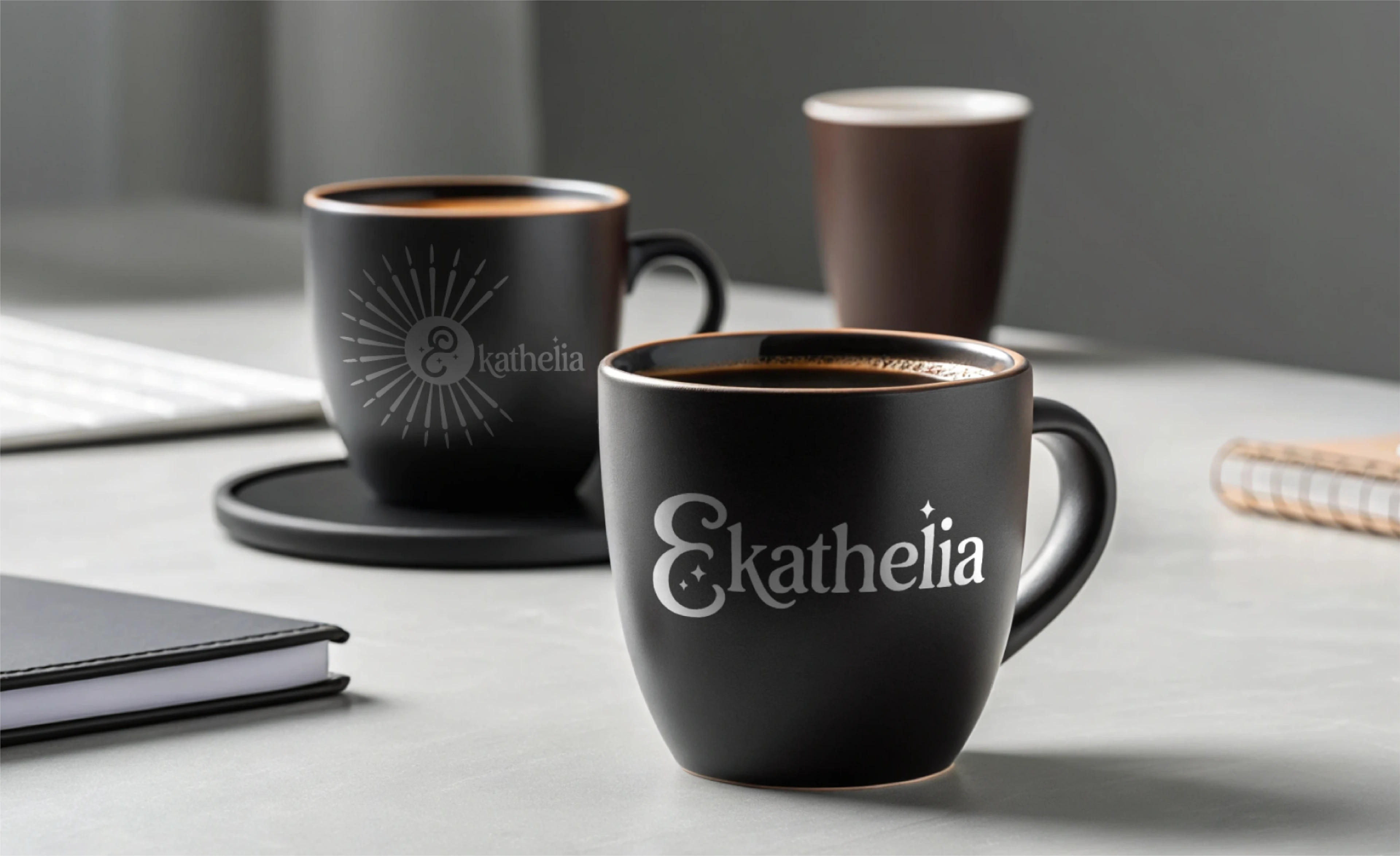 Ekathelia. Научно-технологичный логотип — Изображение №8 — Брендинг, Графика на Dprofile