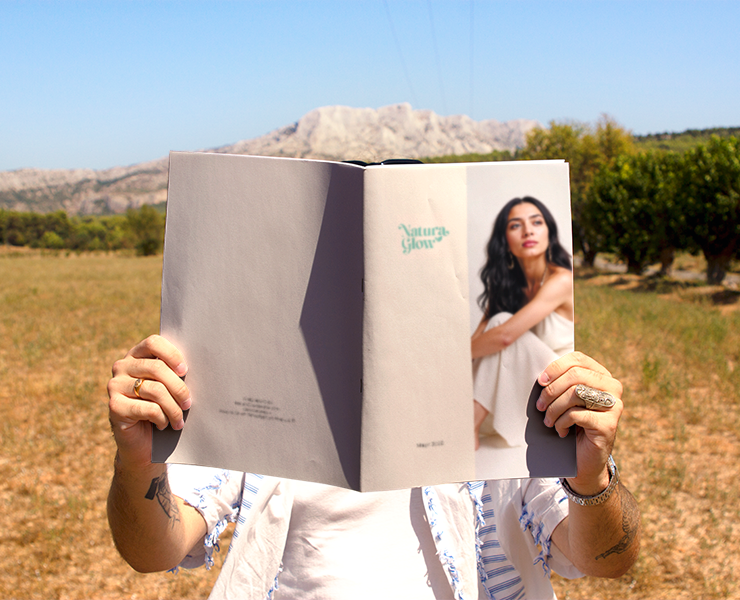 Каталог Natura Glow. Контент и дизайн за 2 недели — Графика на Dprofile