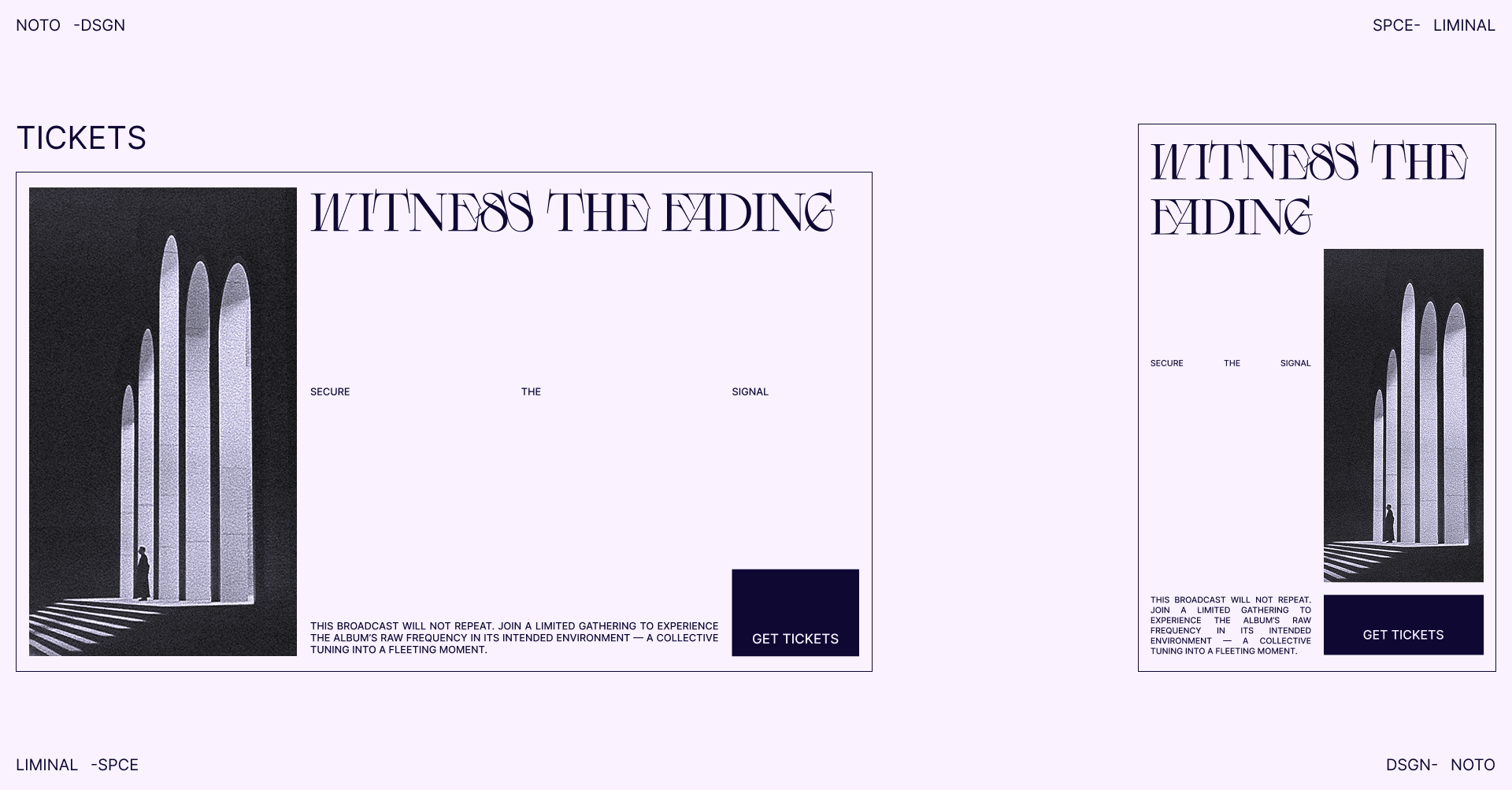 LIMINAL — арт-дирекшн, плакаты и веб-дизайн — Изображение №18 — Интерфейсы, Брендинг на Dprofile