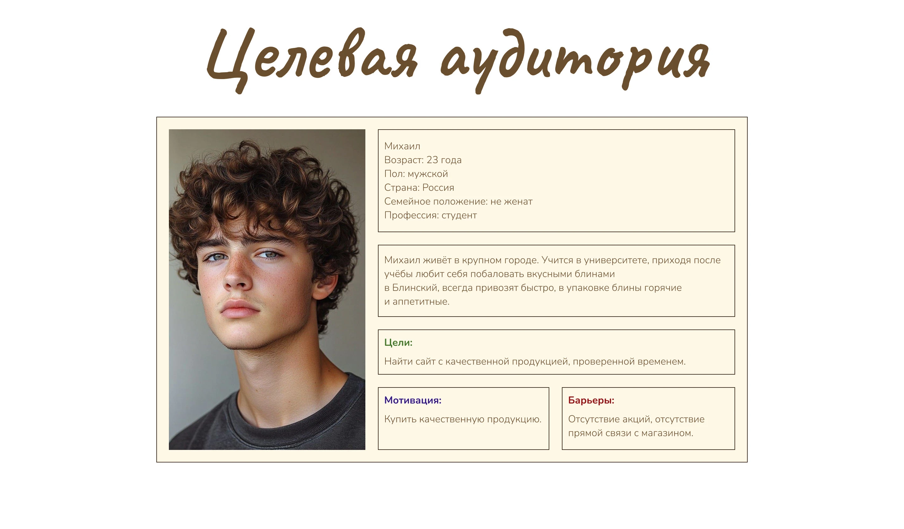 Интернет - магазин по доставке блинов — Изображение №8 — Интерфейсы на Dprofile