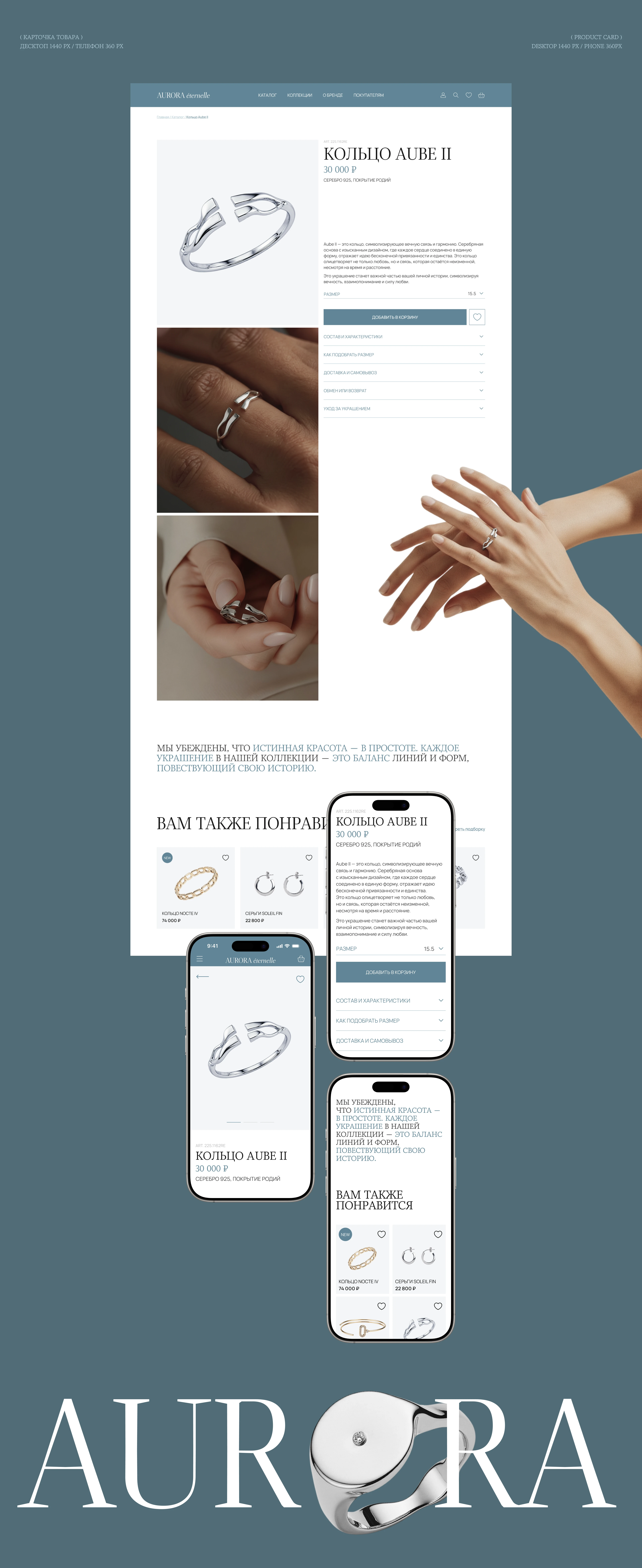 AURORA | E-Commerce — Изображение №14 — Интерфейсы на Dprofile