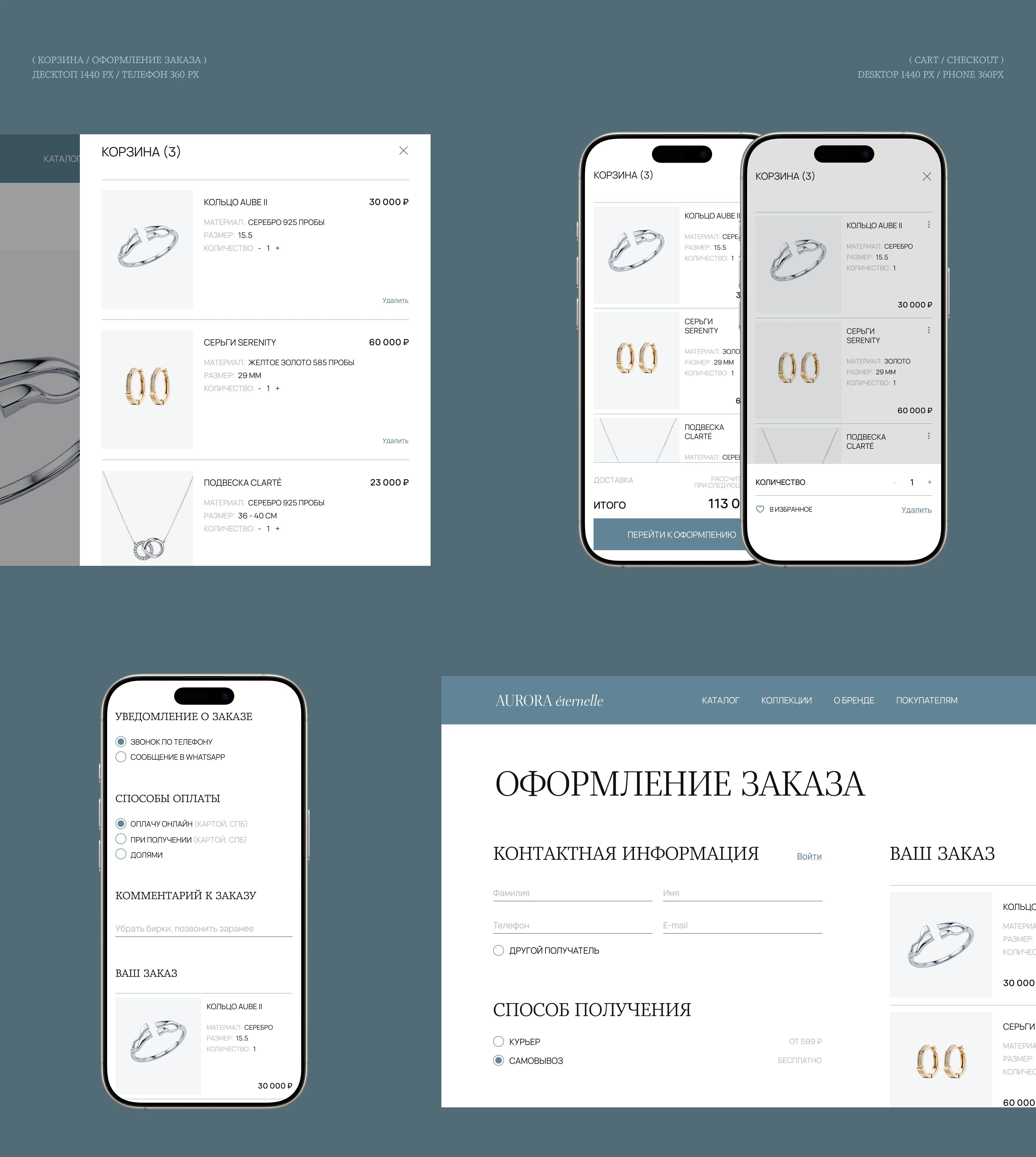 AURORA | E-Commerce — Изображение №17 — Интерфейсы на Dprofile