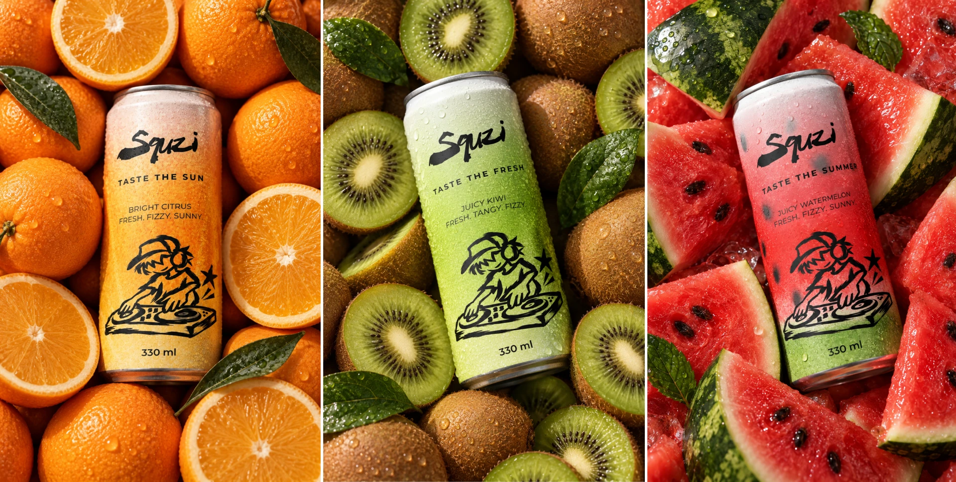 Squzi Branding & Packaging | Drink — Изображение №7 — Интерфейсы, Брендинг на Dprofile