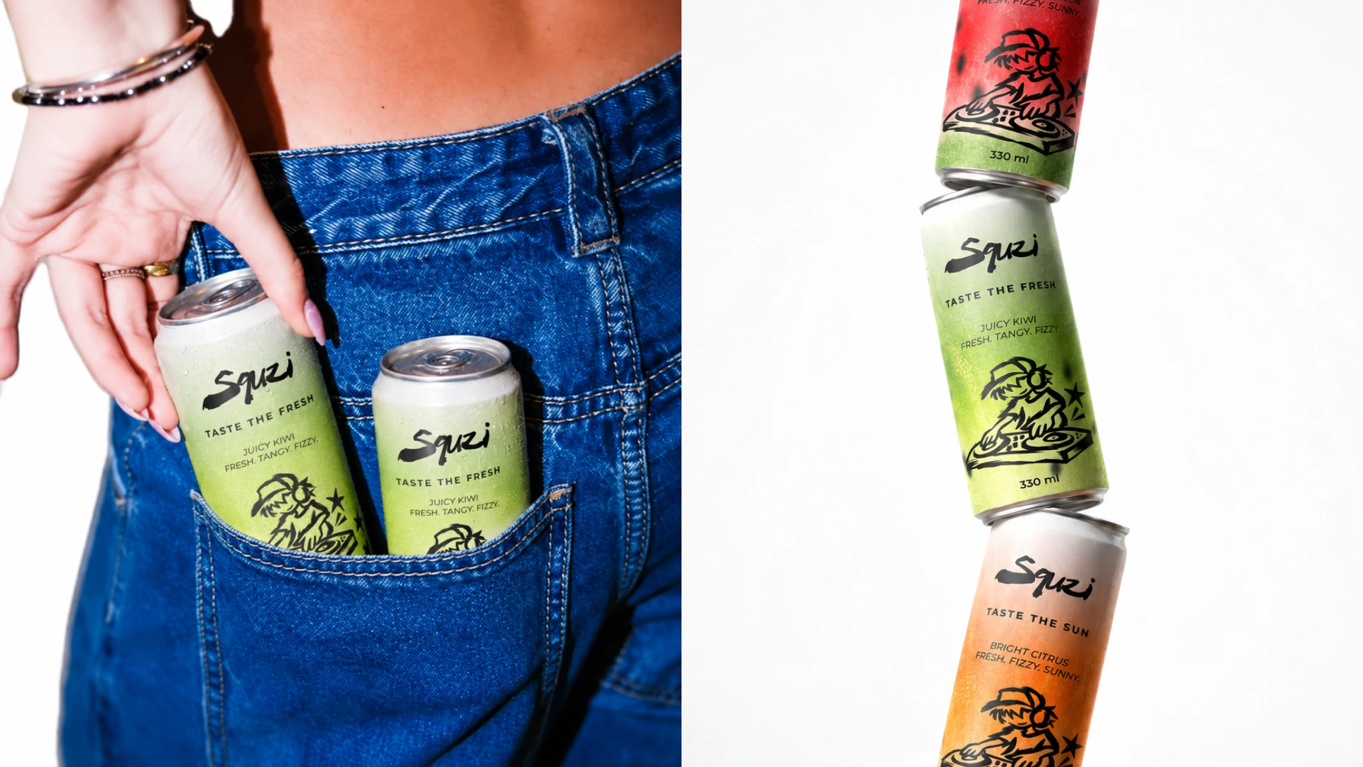 Squzi Branding & Packaging | Drink — Изображение №5 — Интерфейсы, Брендинг на Dprofile