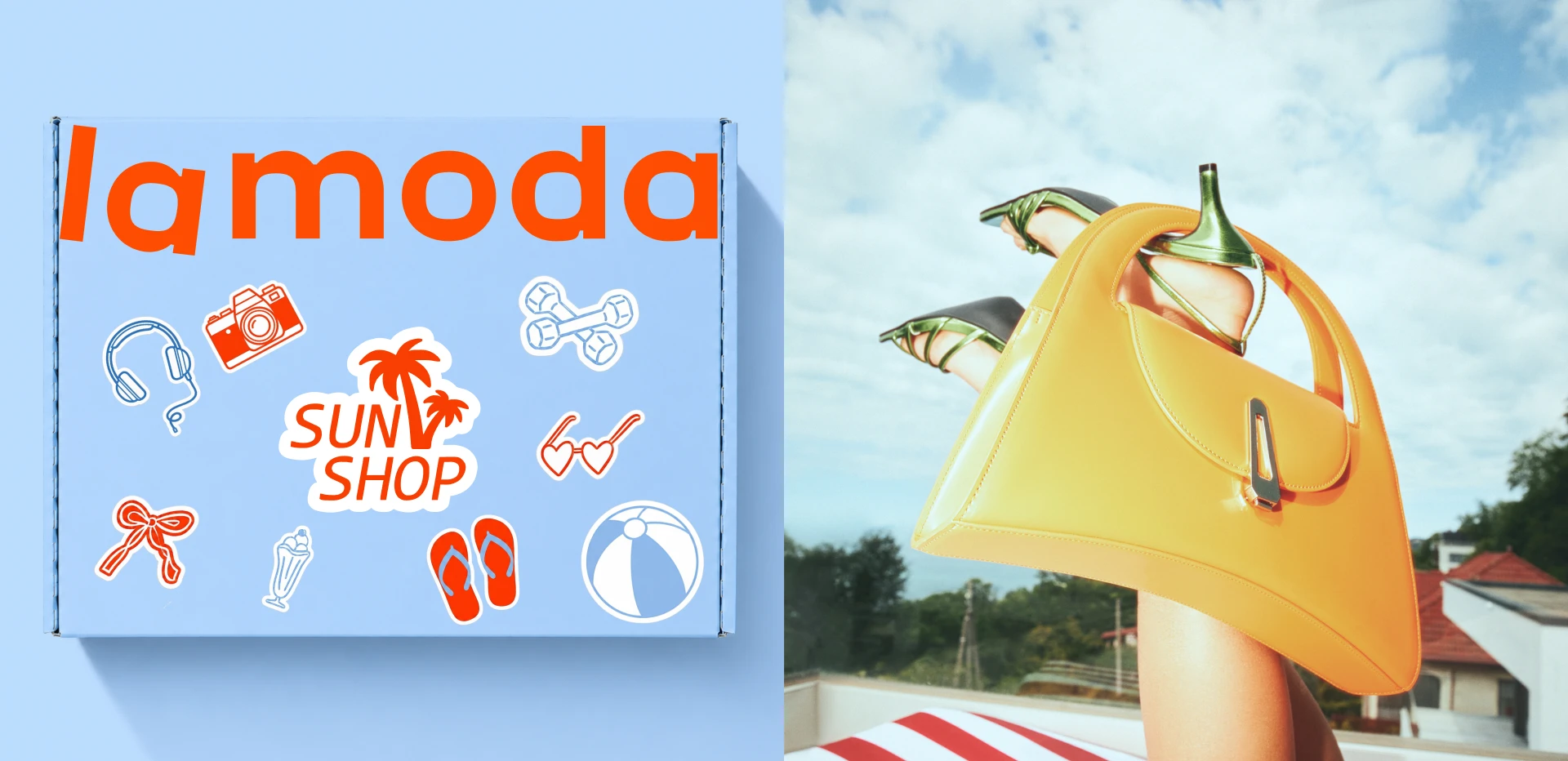 Концепция для летней коллекции Lamoda — Sunshop. — Изображение №7 — Брендинг, Графика на Dprofile