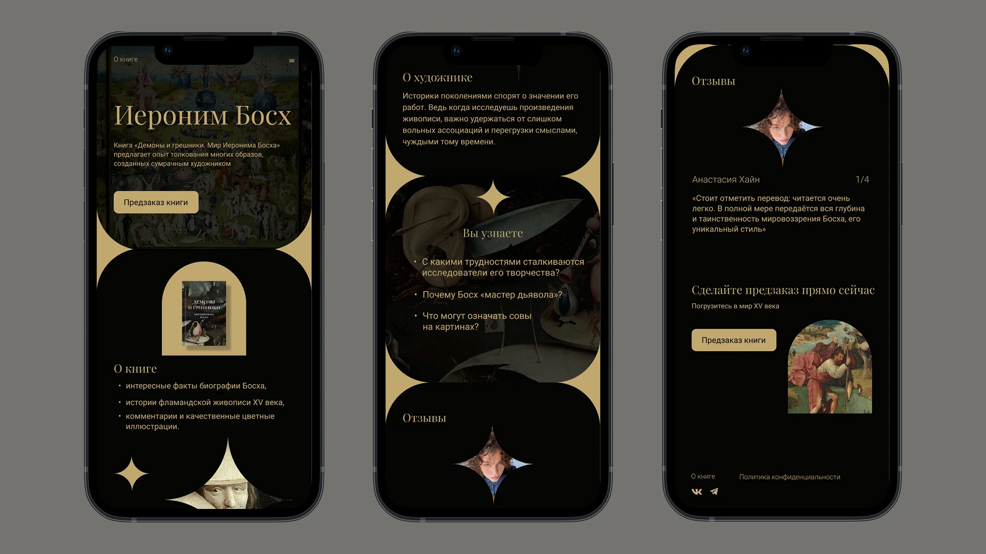 Лендинг для книги — Изображение №8 — Интерфейсы, Графика на Dprofile