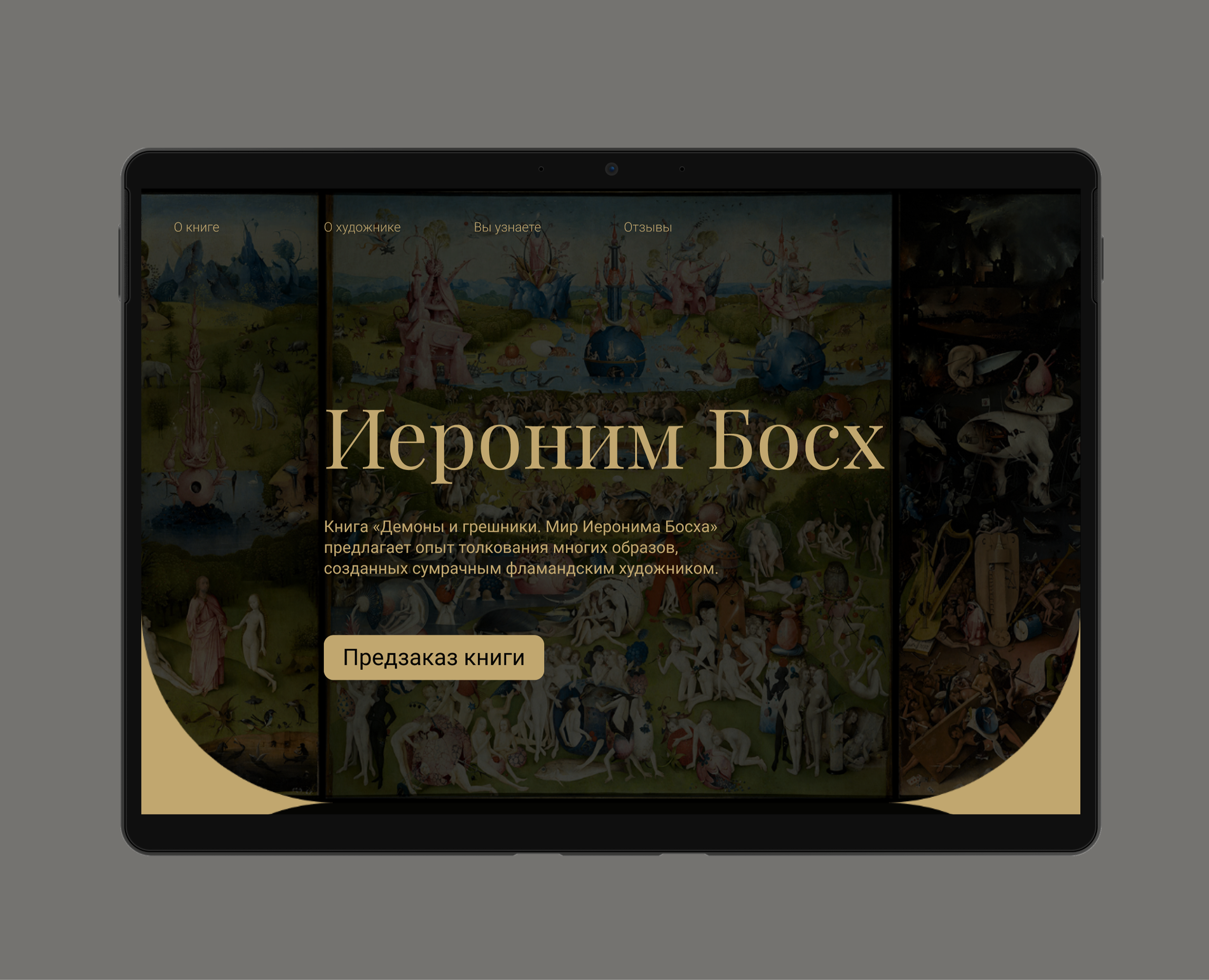 Лендинг для книги — Интерфейсы, Графика на Dprofile