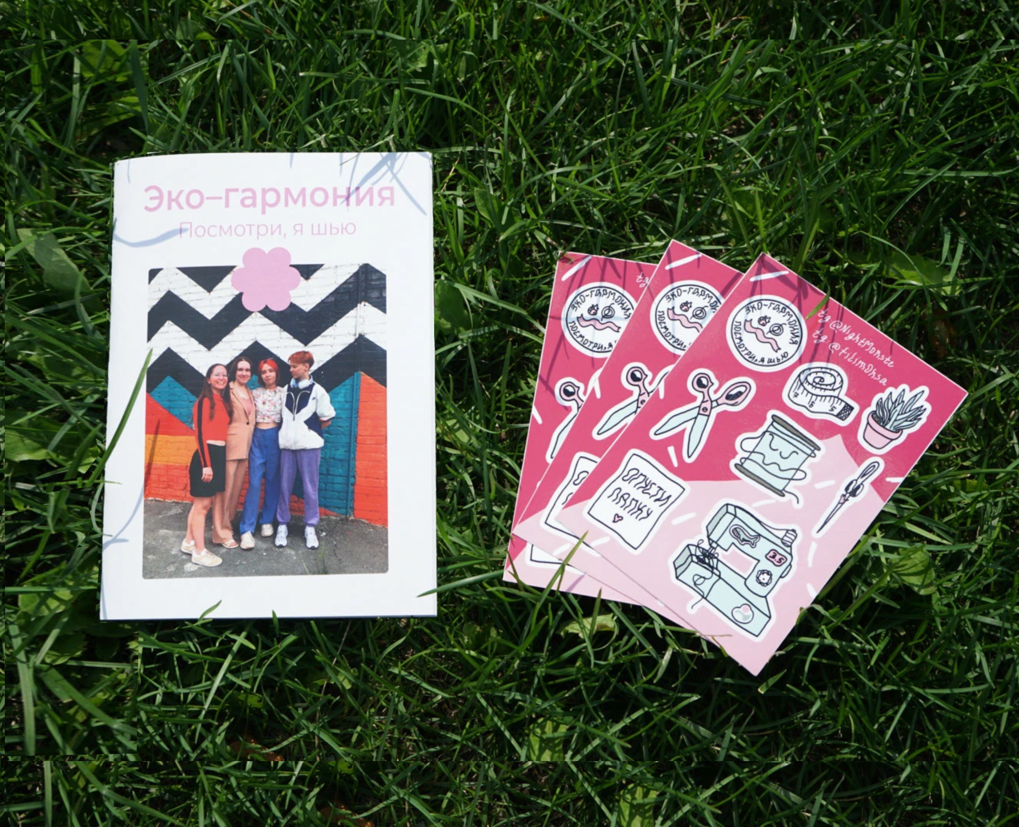 Зин и стикерпак для Эко-гармонии на Dprofile