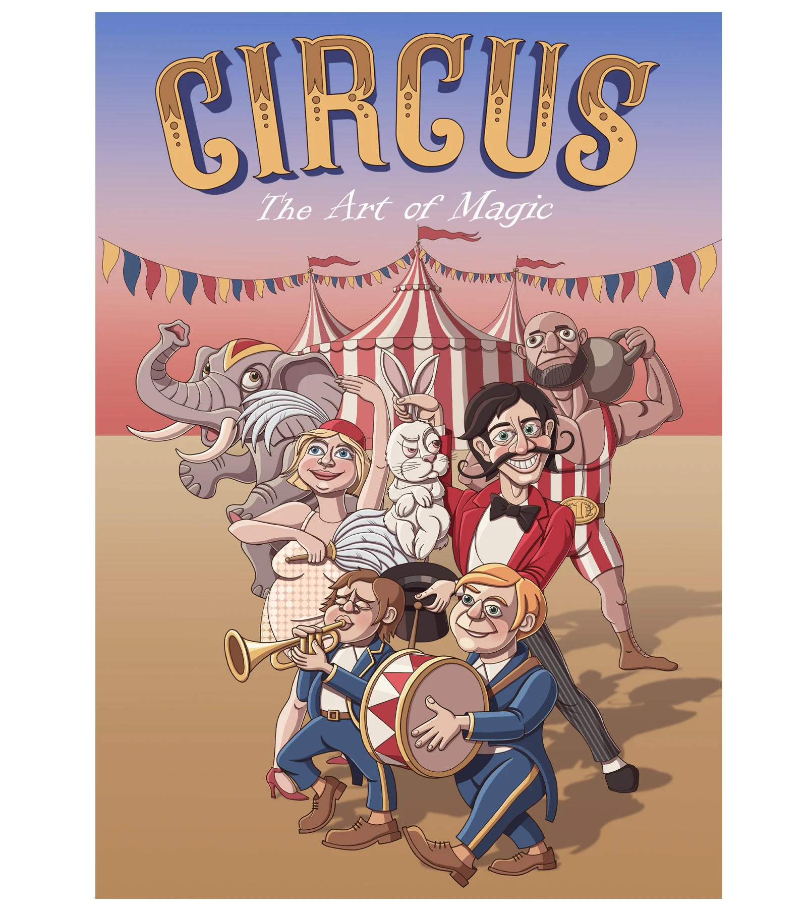 Circus. The Art of Magic. Иллюстрация.. — Изображение №1 — Иллюстрация на Dprofile