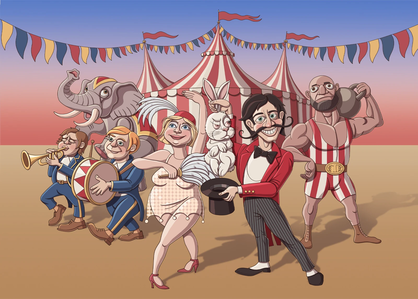 Circus. The Art of Magic. Иллюстрация.. — Изображение №2 — Иллюстрация на Dprofile