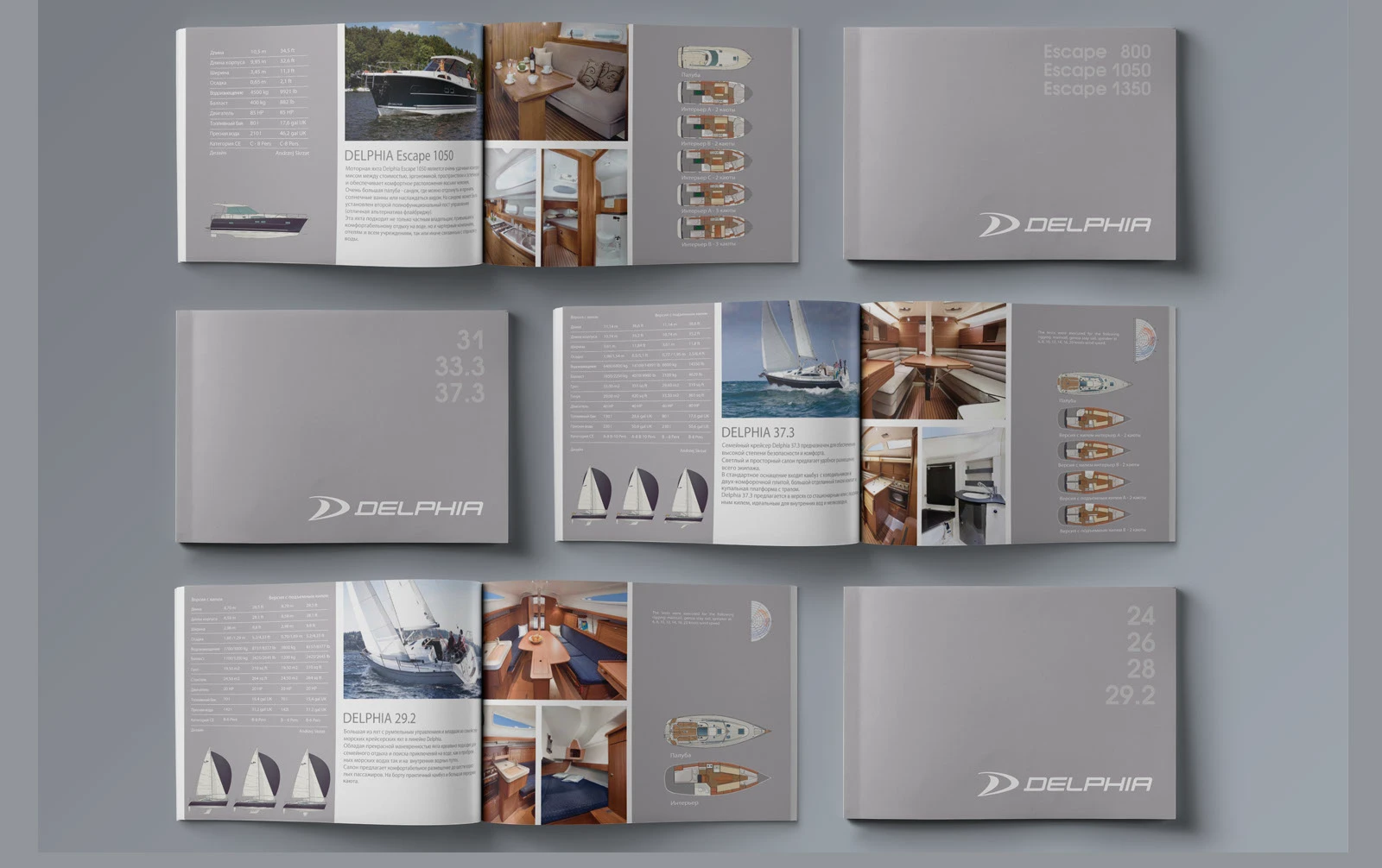 Delphia Yachts. Адаптация айдентики бренда. — Изображение №7 — Брендинг, Графика на Dprofile