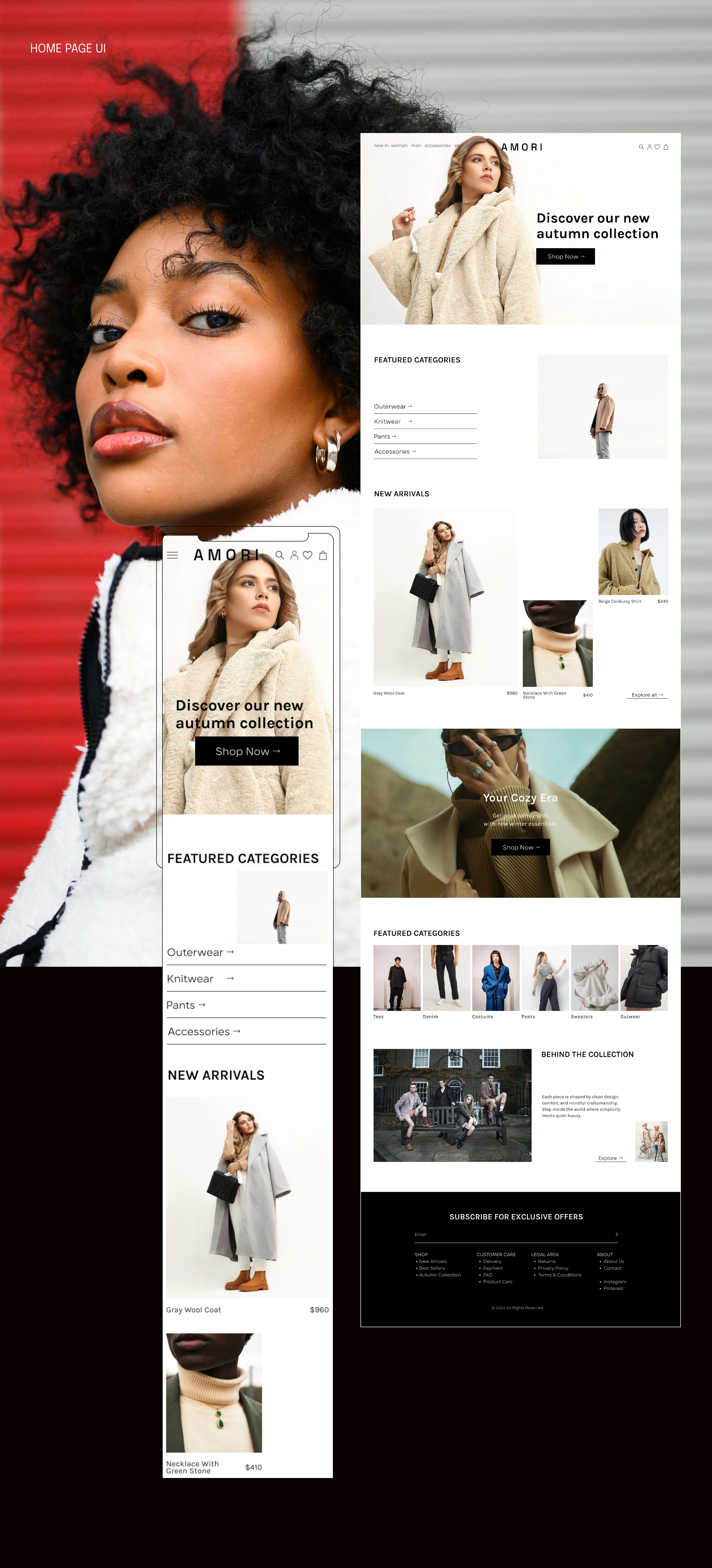 Минималистичный интернет-магазин одежды · UI/UX-концепт — Изображение №8 — Интерфейсы на Dprofile