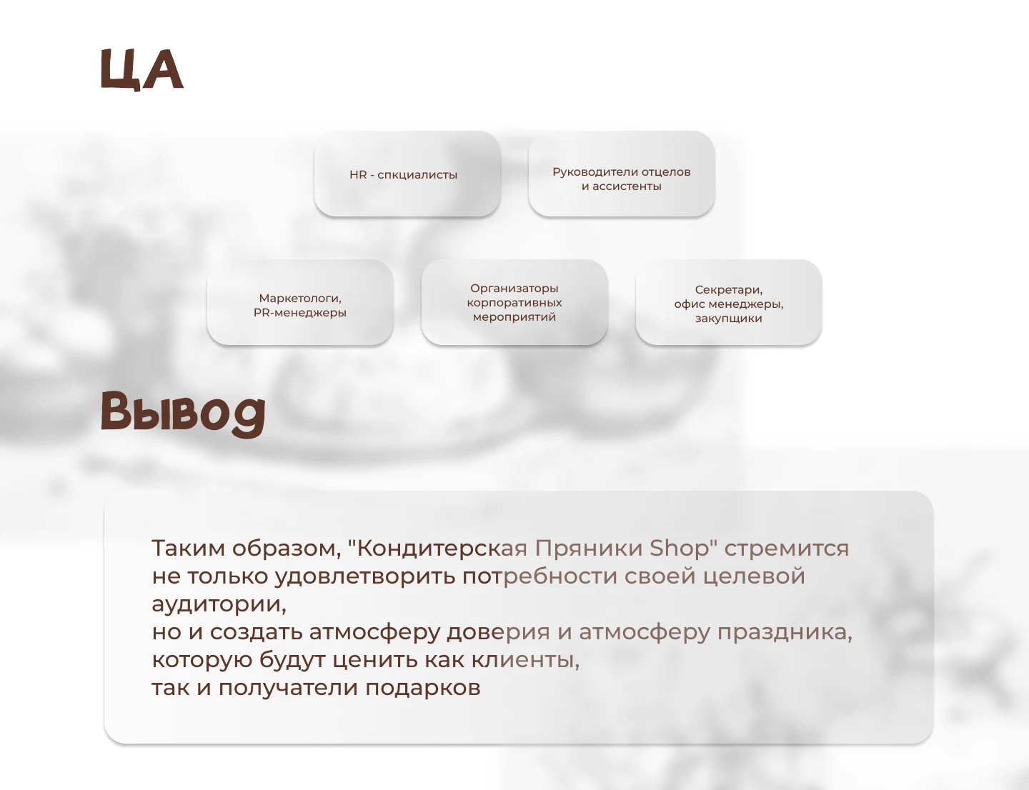 Лендинг для Пряники Shop — Изображение №3 — Интерфейсы, Брендинг на Dprofile