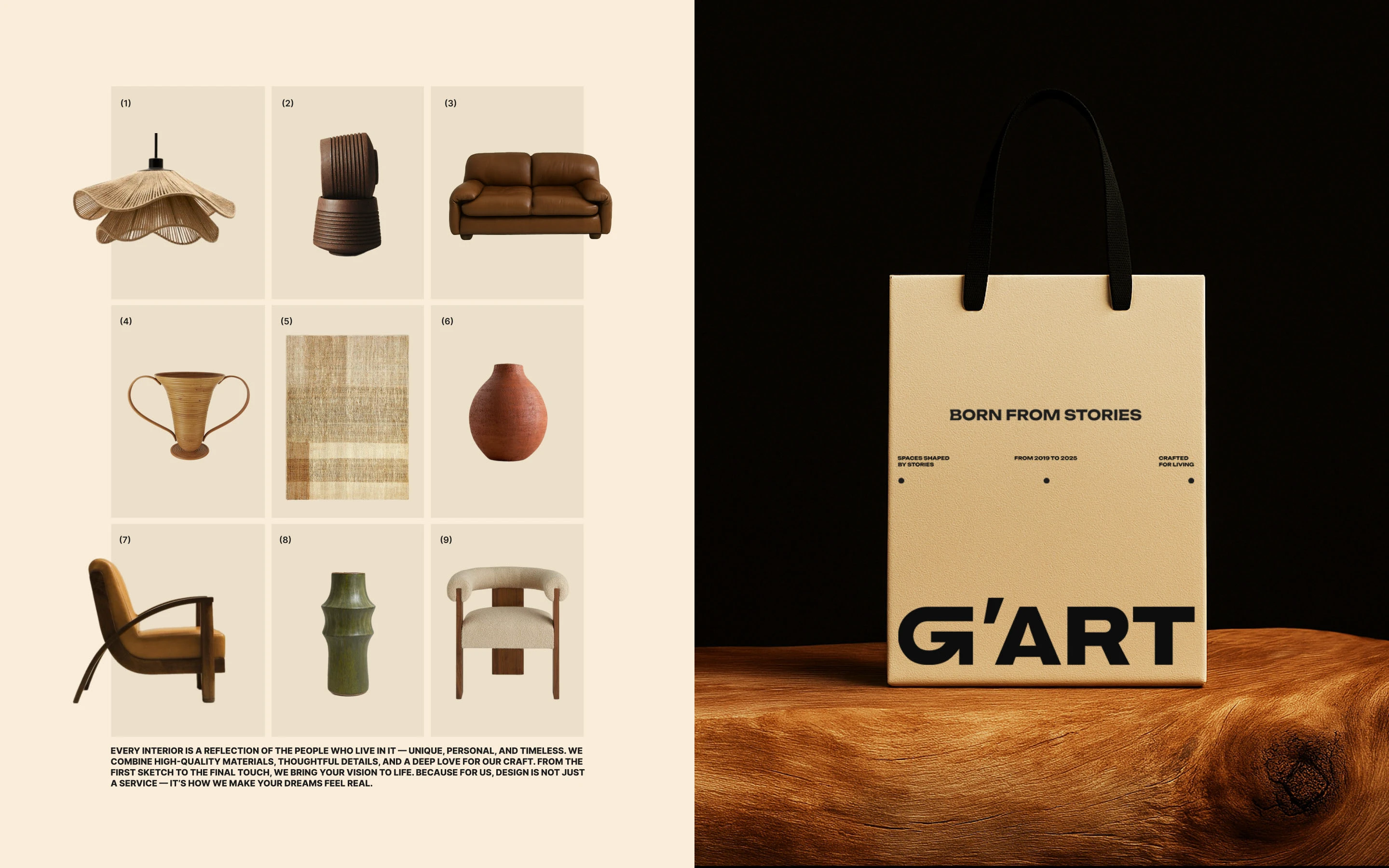 G’ART | Interior design — Изображение №3 — Брендинг, Графика на Dprofile