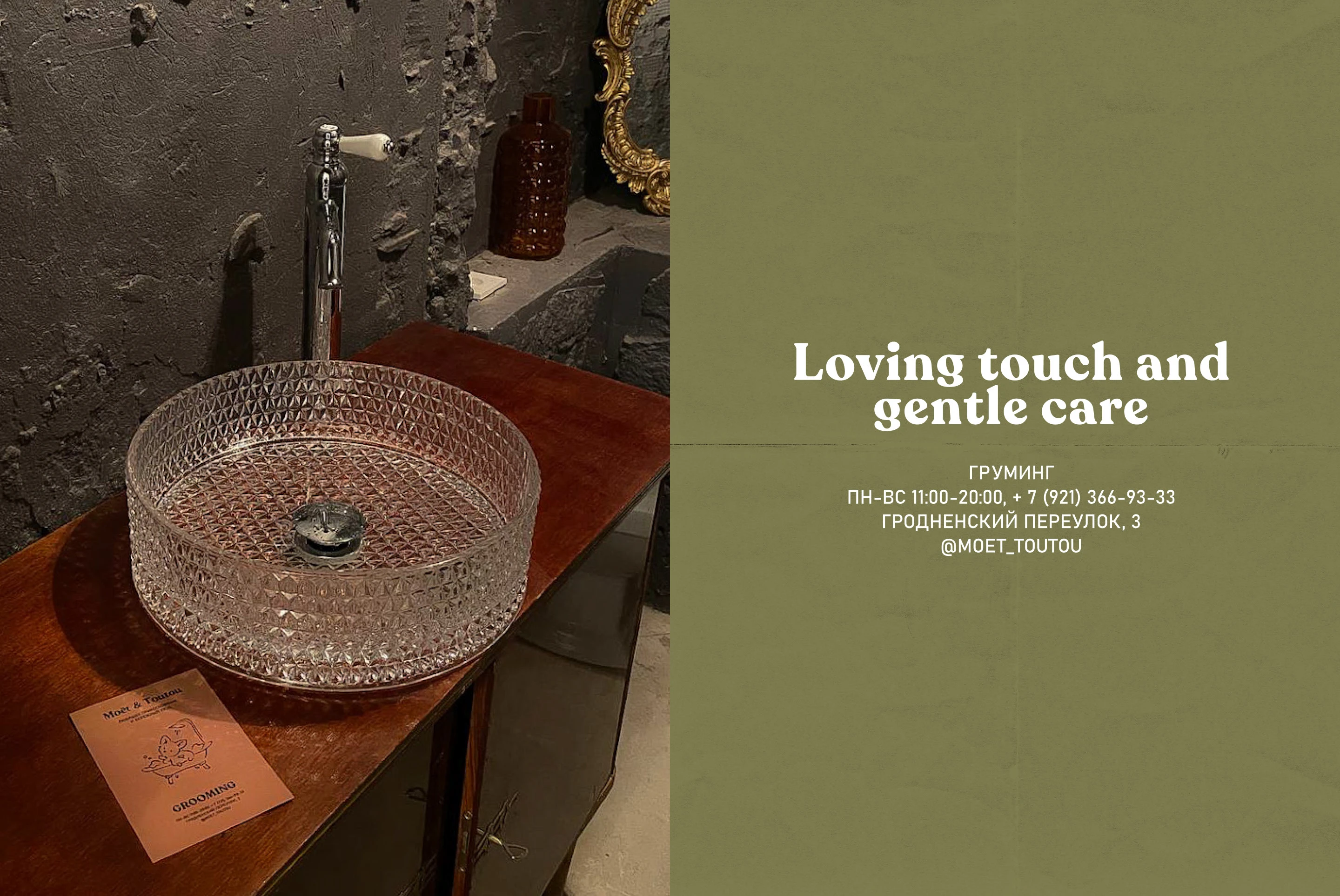 MOET & TOUTOU | Grooming salon — Изображение №11 — Брендинг на Dprofile