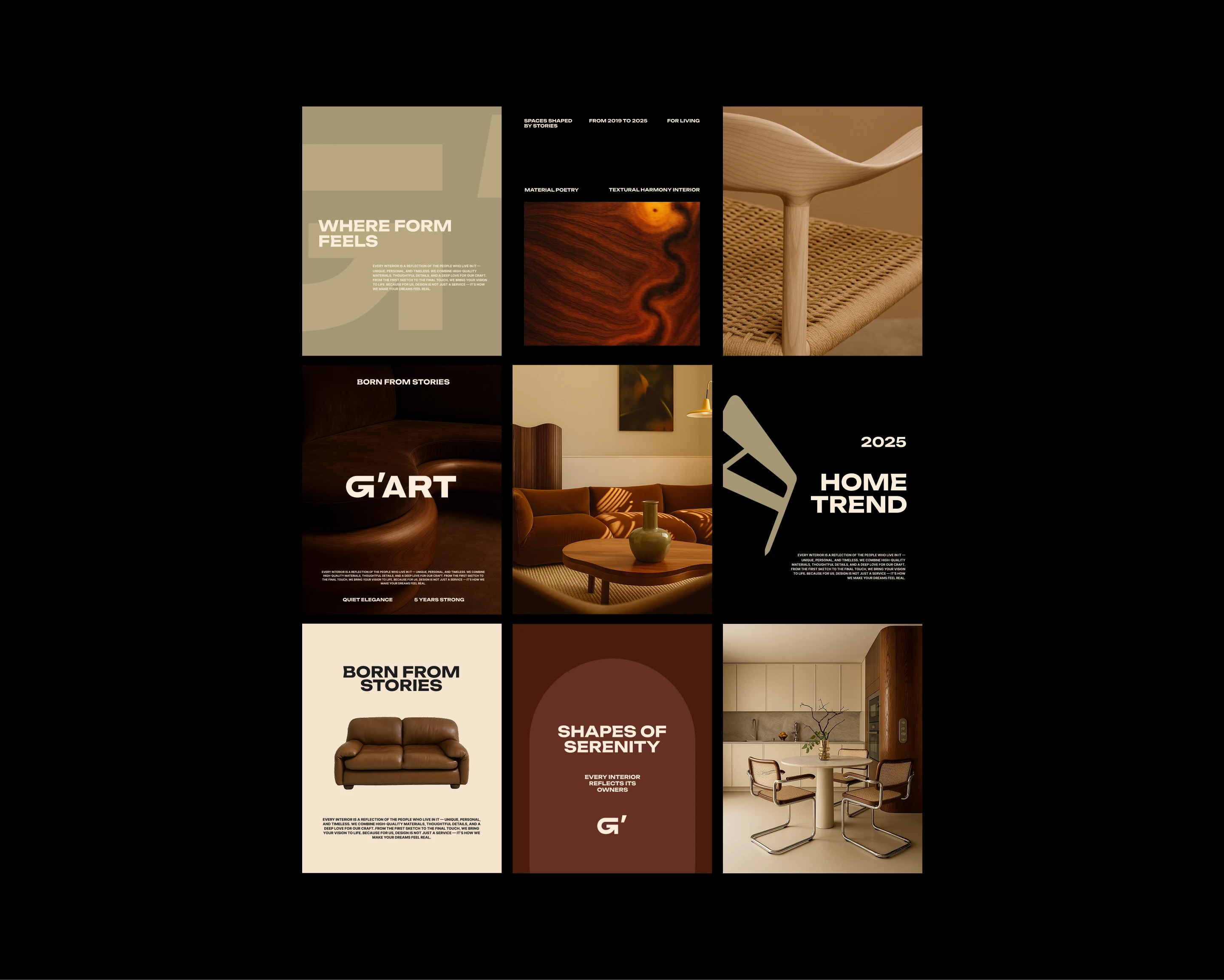 G’ART | Interior design — Изображение №8 — Брендинг, Графика на Dprofile