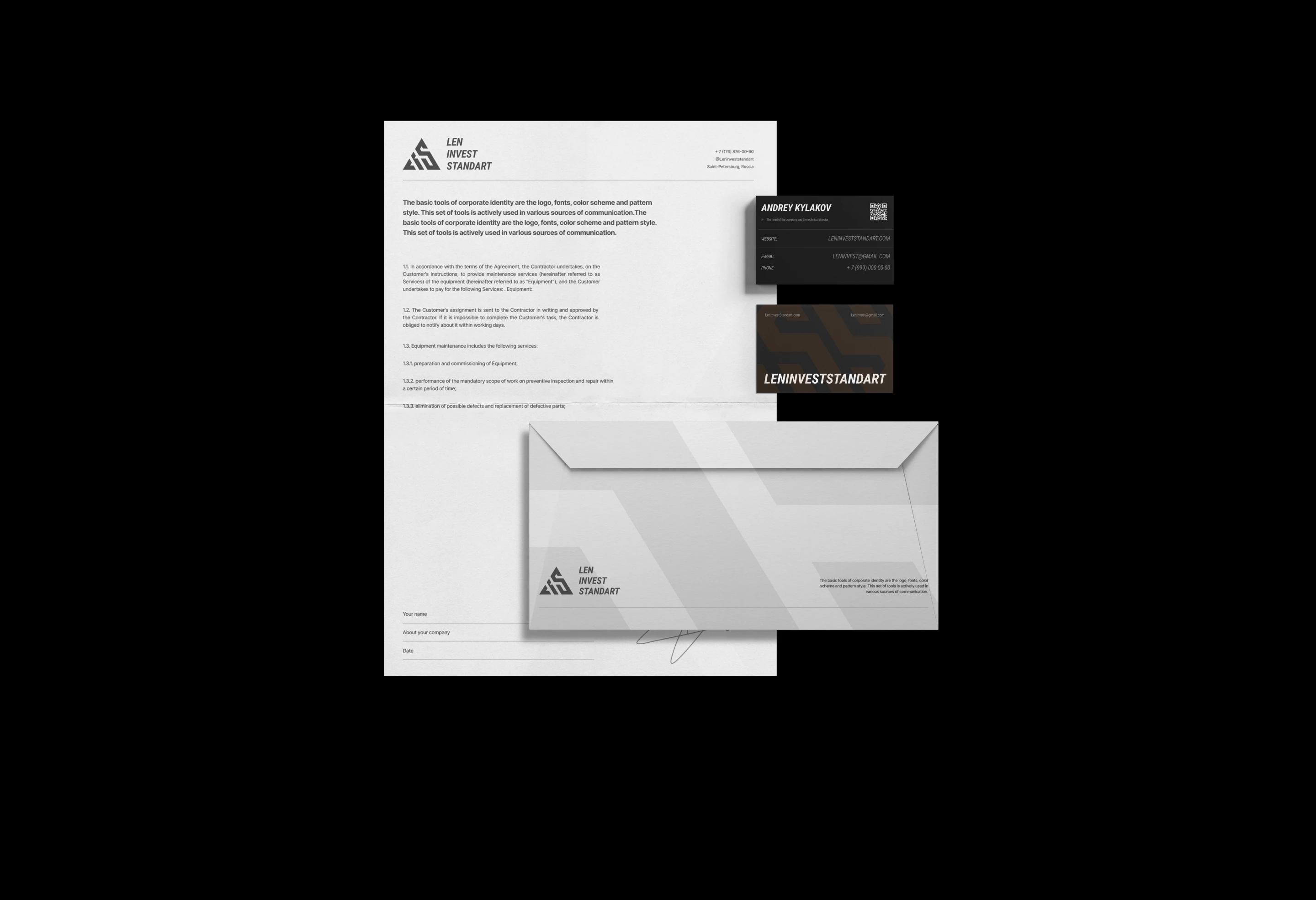 Leninveststandart | Logo & branding — Изображение №7 — Брендинг на Dprofile