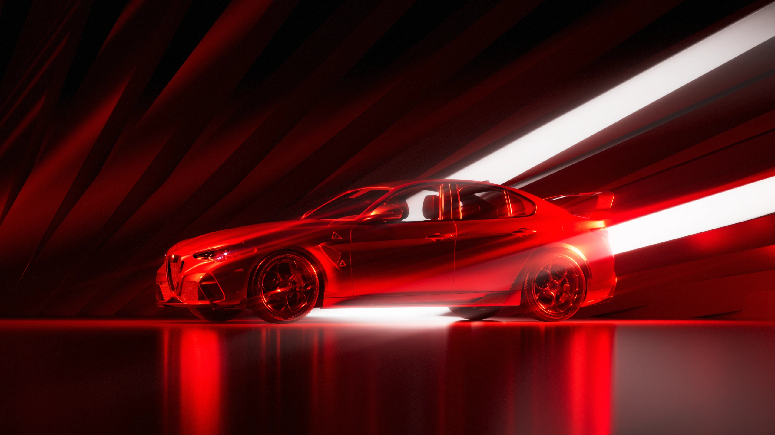 Alfa Romeo Giulia GTAm Quadrifoglio — Изображение №13 — Иллюстрация, 3D на Dprofile