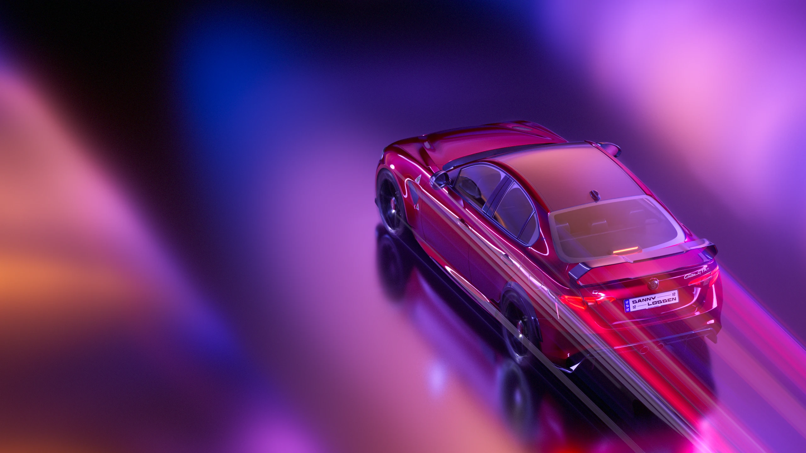 Alfa Romeo Giulia GTAm Quadrifoglio — Изображение №5 — Иллюстрация, 3D на Dprofile