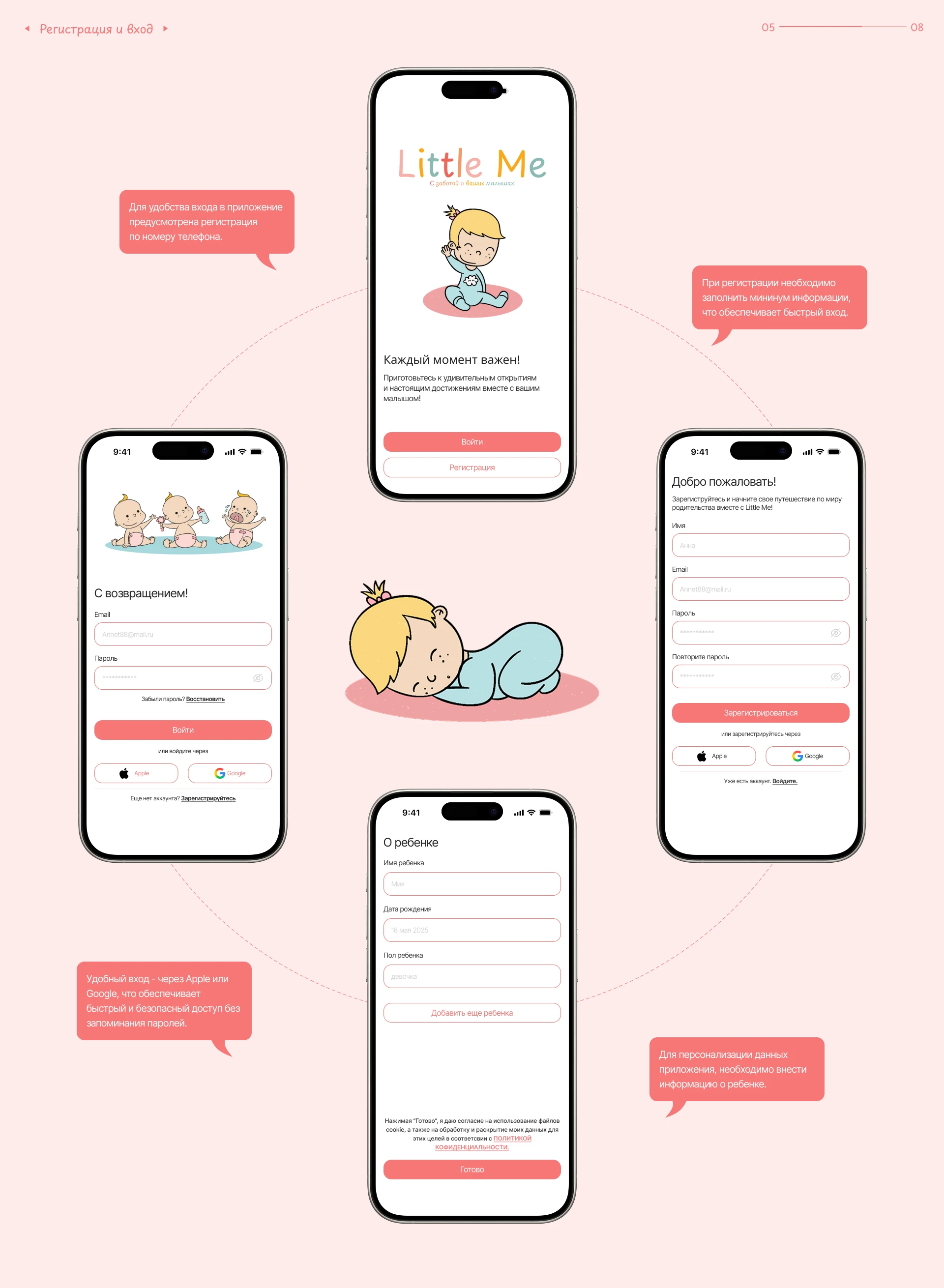 Little Me | Mobile App — Изображение №8 — Интерфейсы на Dprofile