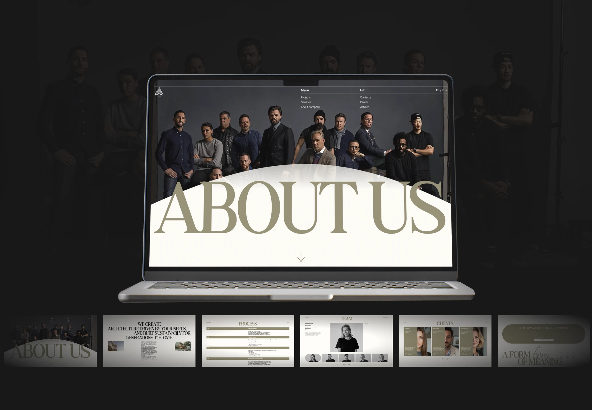 Architectural bureau | Corporate Website — Изображение №9 — Интерфейсы на Dprofile