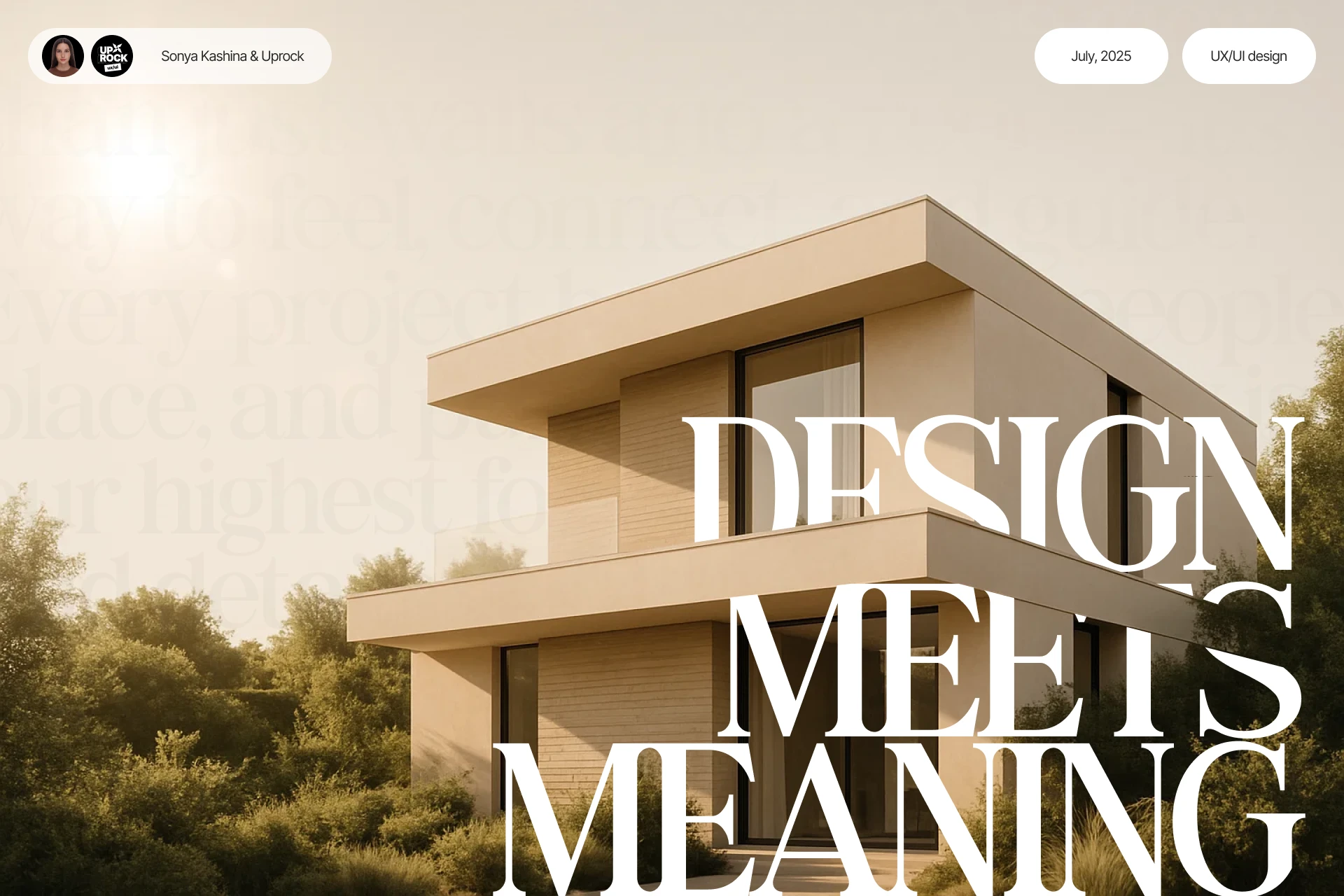 Architectural bureau | Corporate Website — Изображение №1 — Интерфейсы на Dprofile