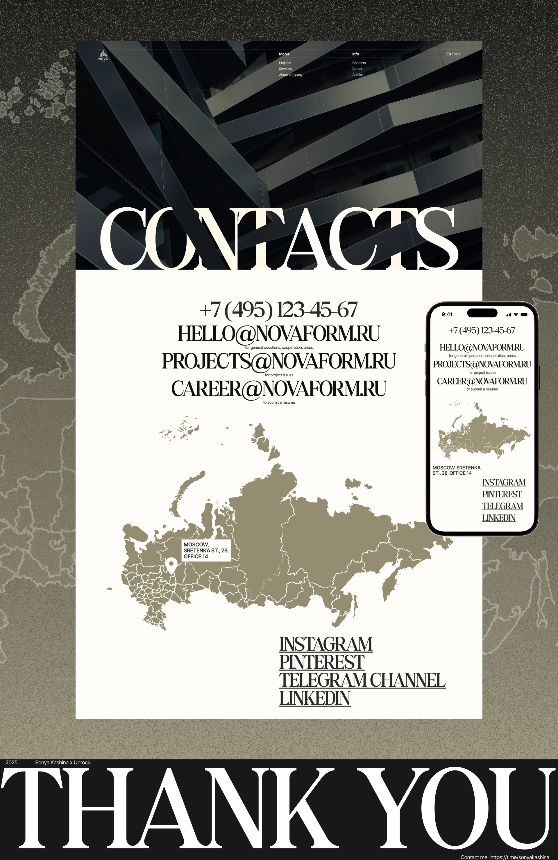 Architectural bureau | Corporate Website — Изображение №10 — Интерфейсы на Dprofile