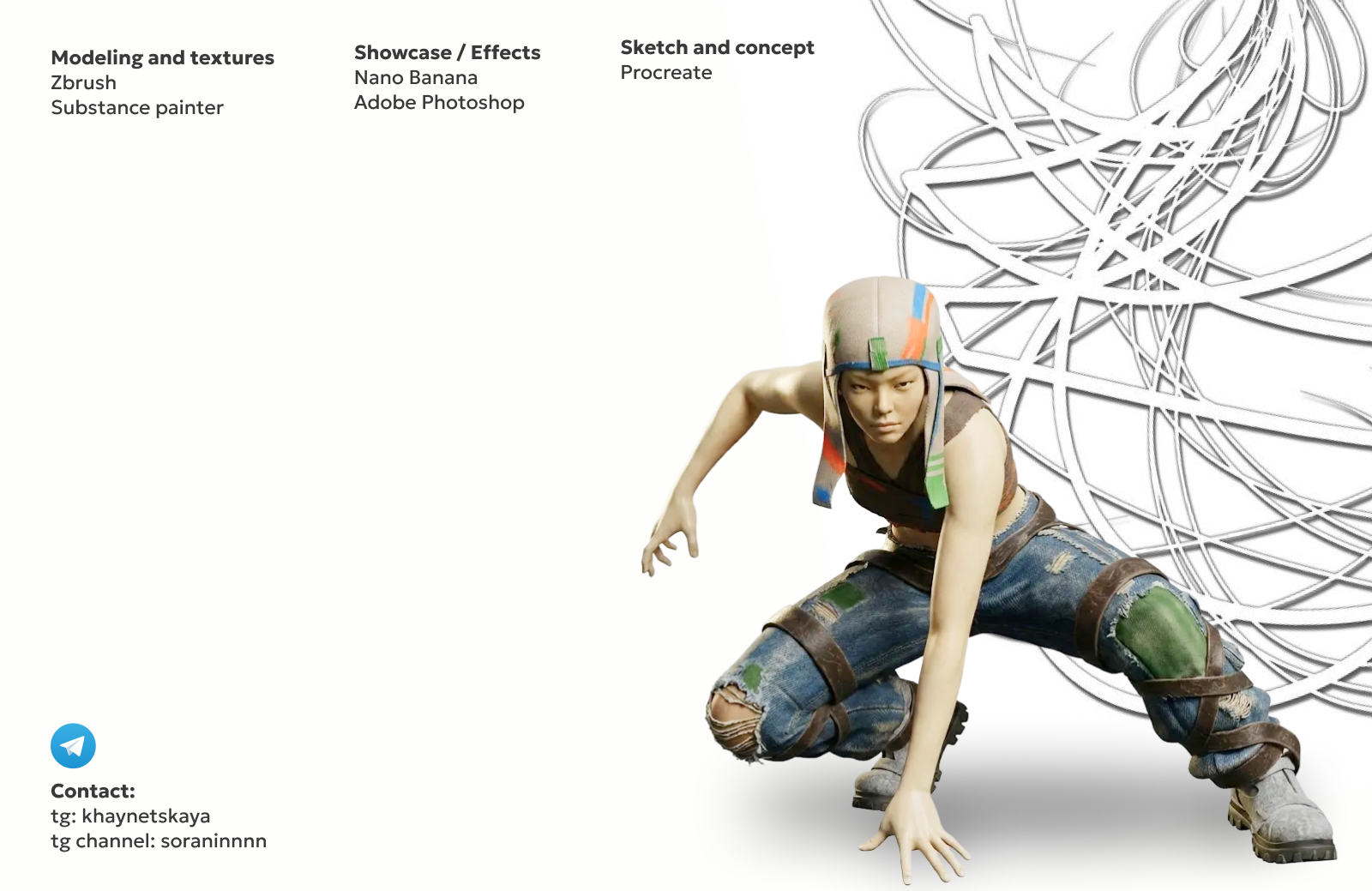 3d Character Prototype Design — Изображение №7 — Иллюстрация, 3D на Dprofile