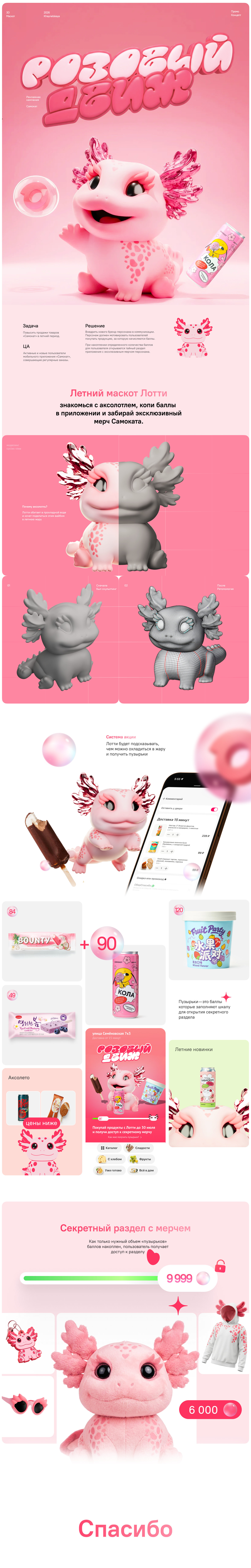 Маскот для акции «Самокат» — Изображение №1 — Графика, 3D на Dprofile