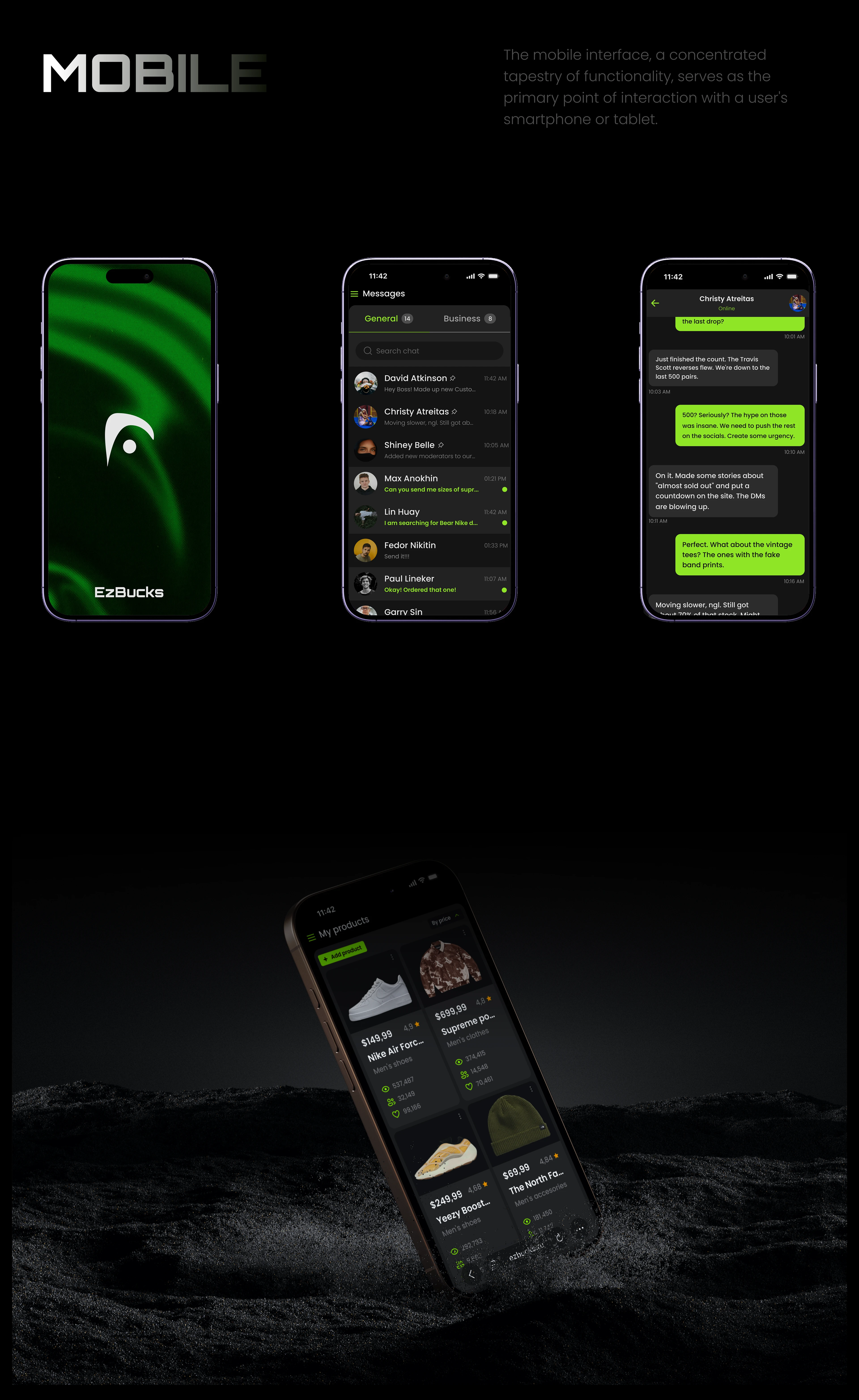 EzBucks - SaaS ecommerce platform UI/UX Design — Изображение №6 — Интерфейсы на Dprofile