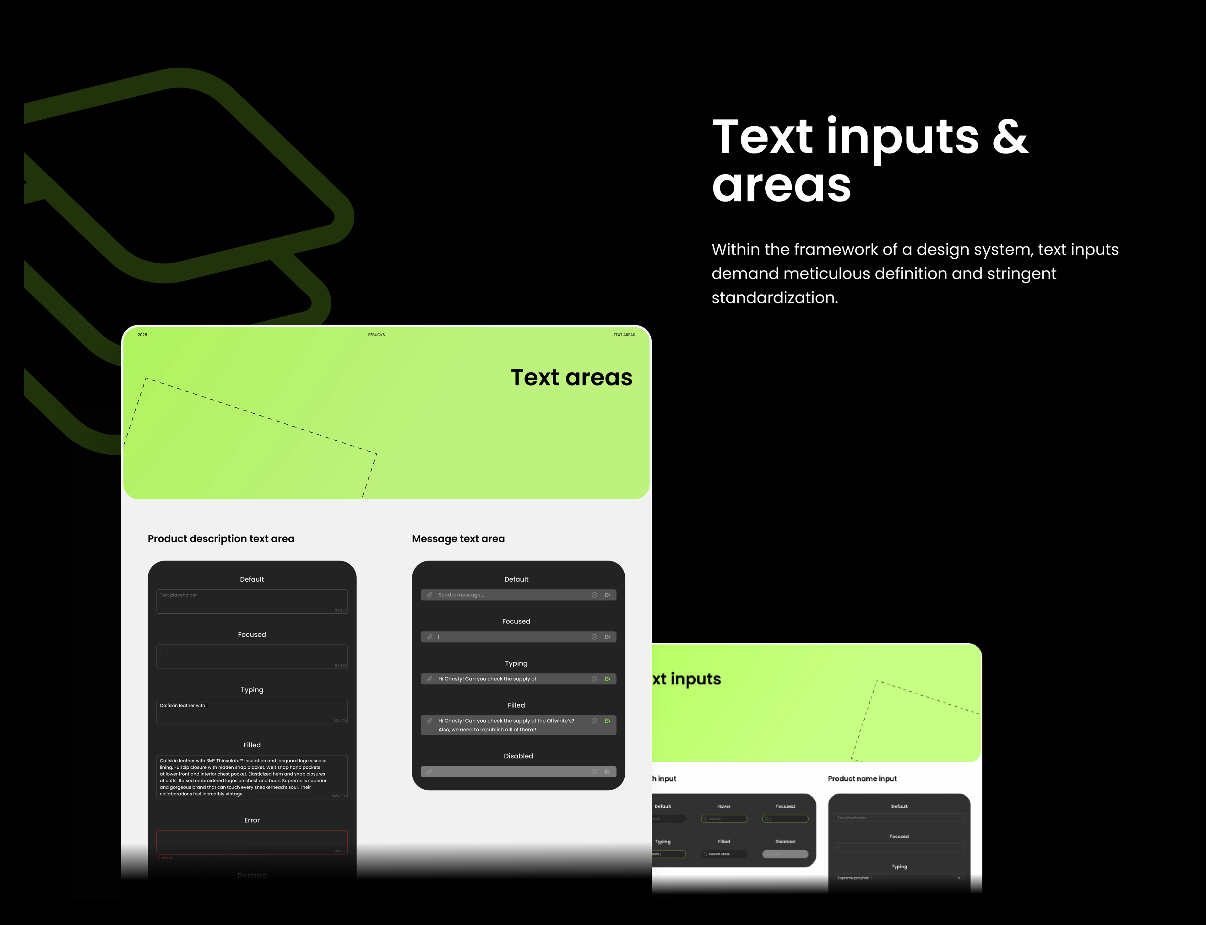 Design System | UI/UX Design | EzBucks Style Guide — Изображение №7 — Интерфейсы на Dprofile