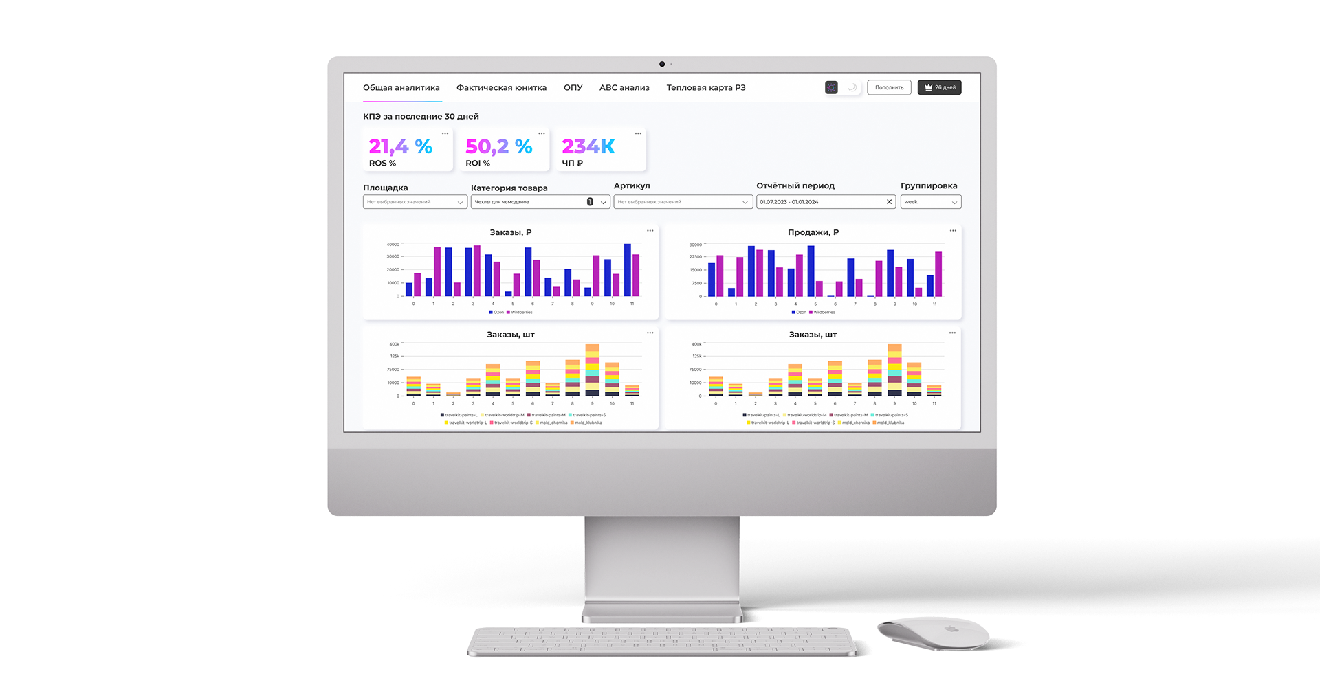 Дизайн сайта оцифровки маркетплейсов iKnowRos.app — Изображение №3 — Интерфейсы, Брендинг на Dprofile