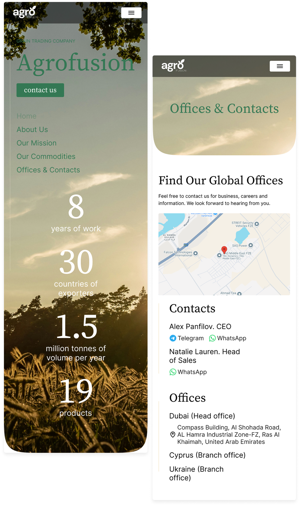 Редизайн сайта АгроФьюжн — Изображение №3 — Интерфейсы на Dprofile