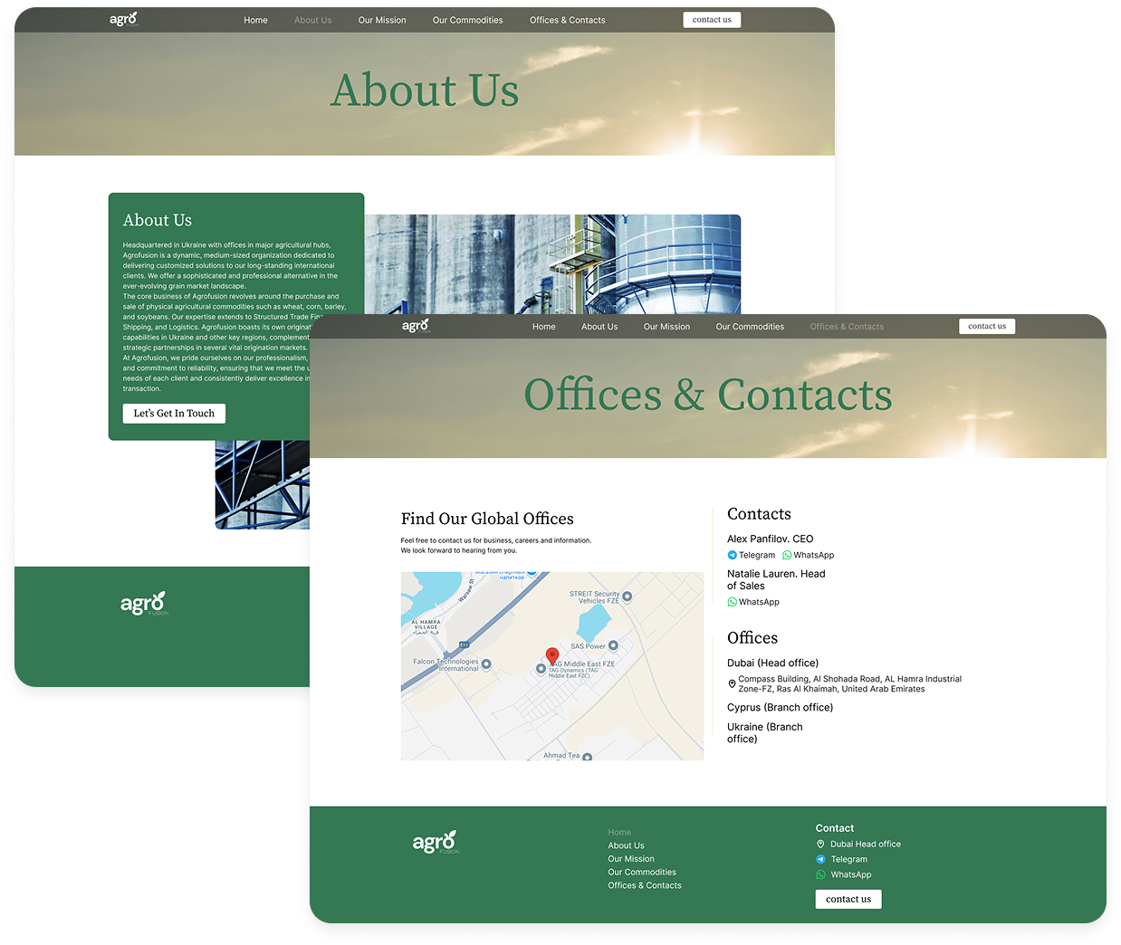 Редизайн сайта АгроФьюжн — Изображение №2 — Интерфейсы на Dprofile