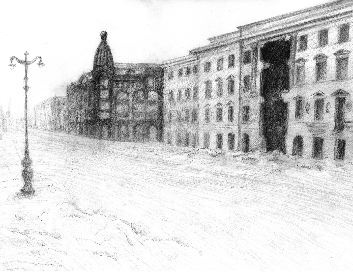 Мемориальный проект "Блокада: жизнь вопреки" — Изображение №4 — Иллюстрация, Анимация на Dprofile