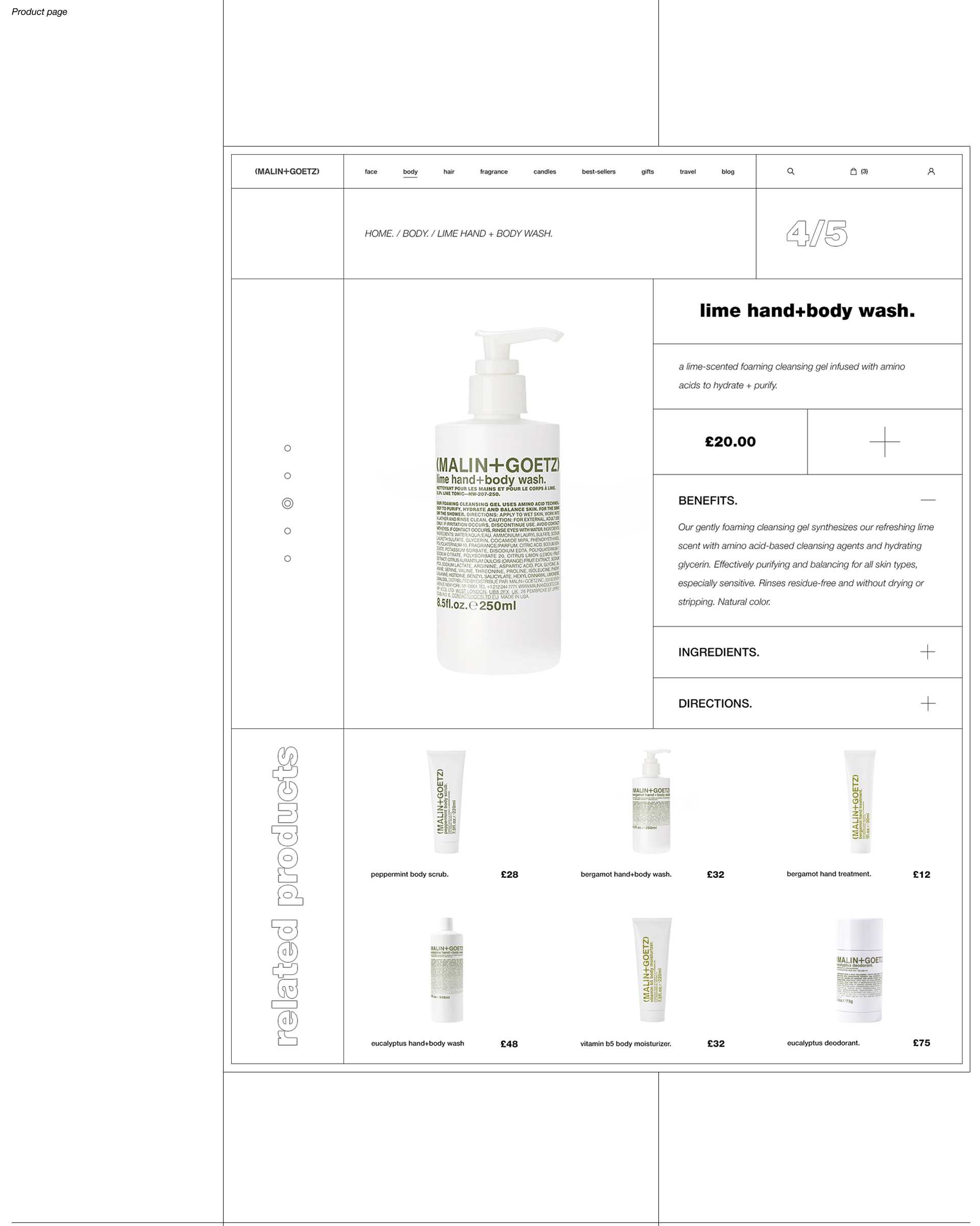 (MALIN+GOETZ) - Website redesign — Изображение №7 — Интерфейсы на Dprofile