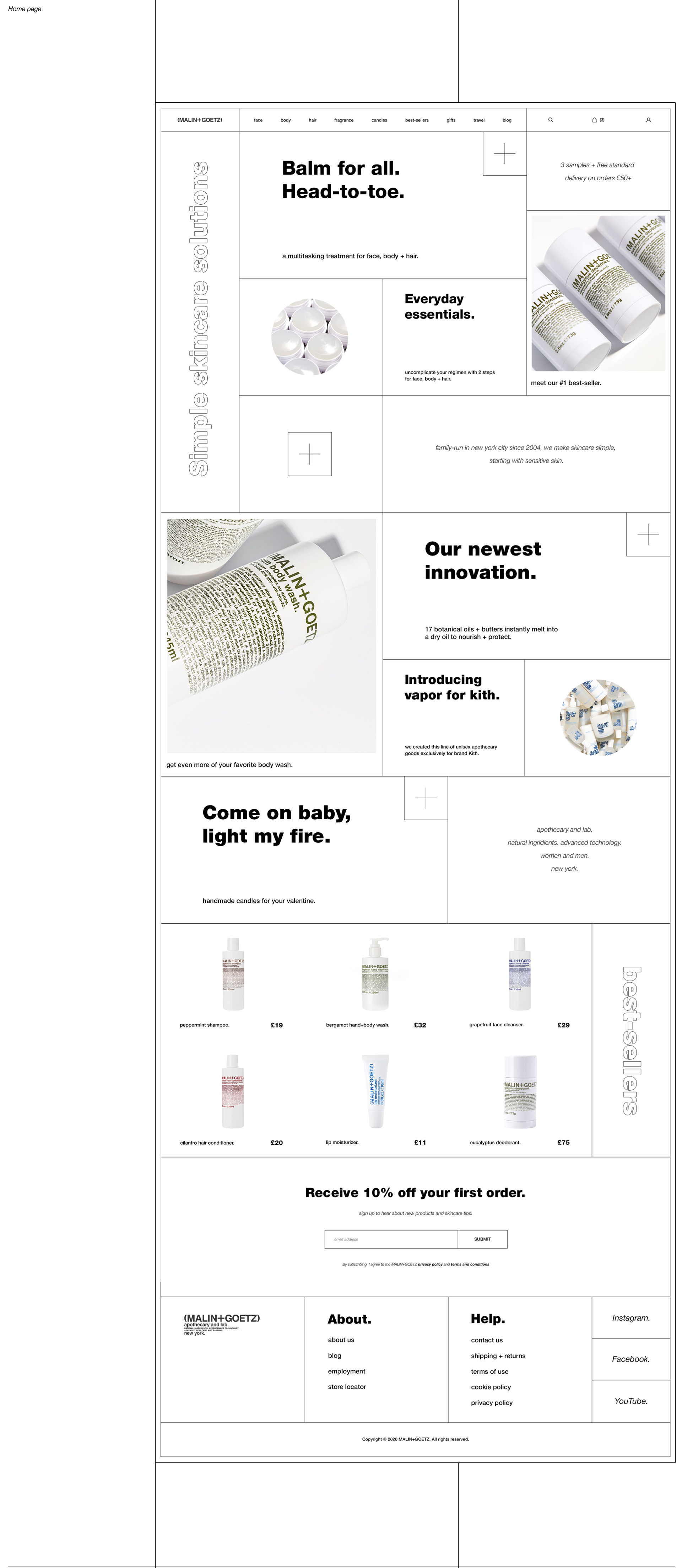 (MALIN+GOETZ) - Website redesign — Изображение №4 — Интерфейсы на Dprofile