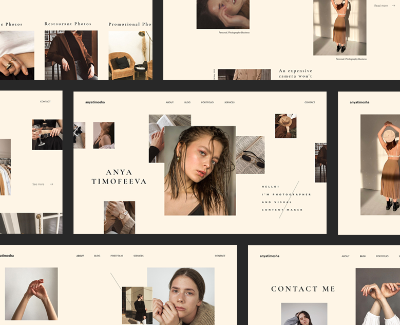 Website Concept — Интерфейсы на Dprofile